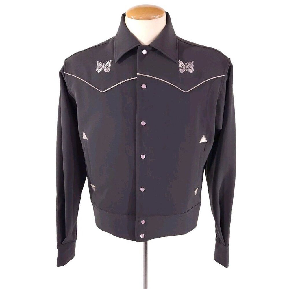 Needles Needles Gray Piping Cowboy Jacket XS New Butterfly Japan | Grailed