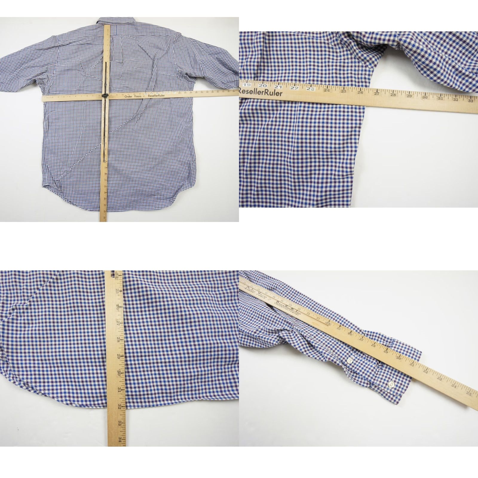 Ralph Lauren VINTAGE Ralph Lauren Men's Button-Down Shirt Large Check Oxford Casual Formal Fall Spring Summer Winter Size US L / EU 52-54 / 3 - 8 Thumbnail