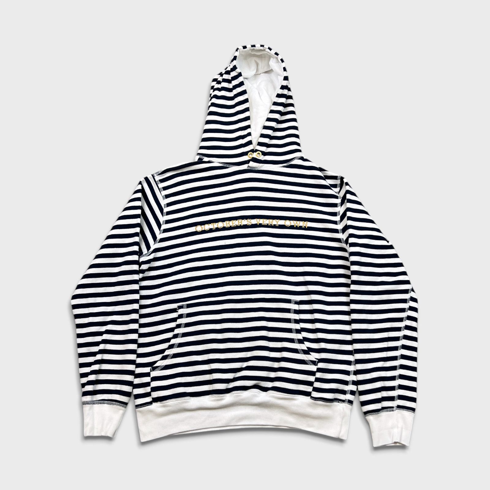 Drake × October's Very Own Octobers Very Own Hoodie Medium OVO Owl Striped Pullover Size US M / EU 48-50 / 2 - 1 Thumbnail