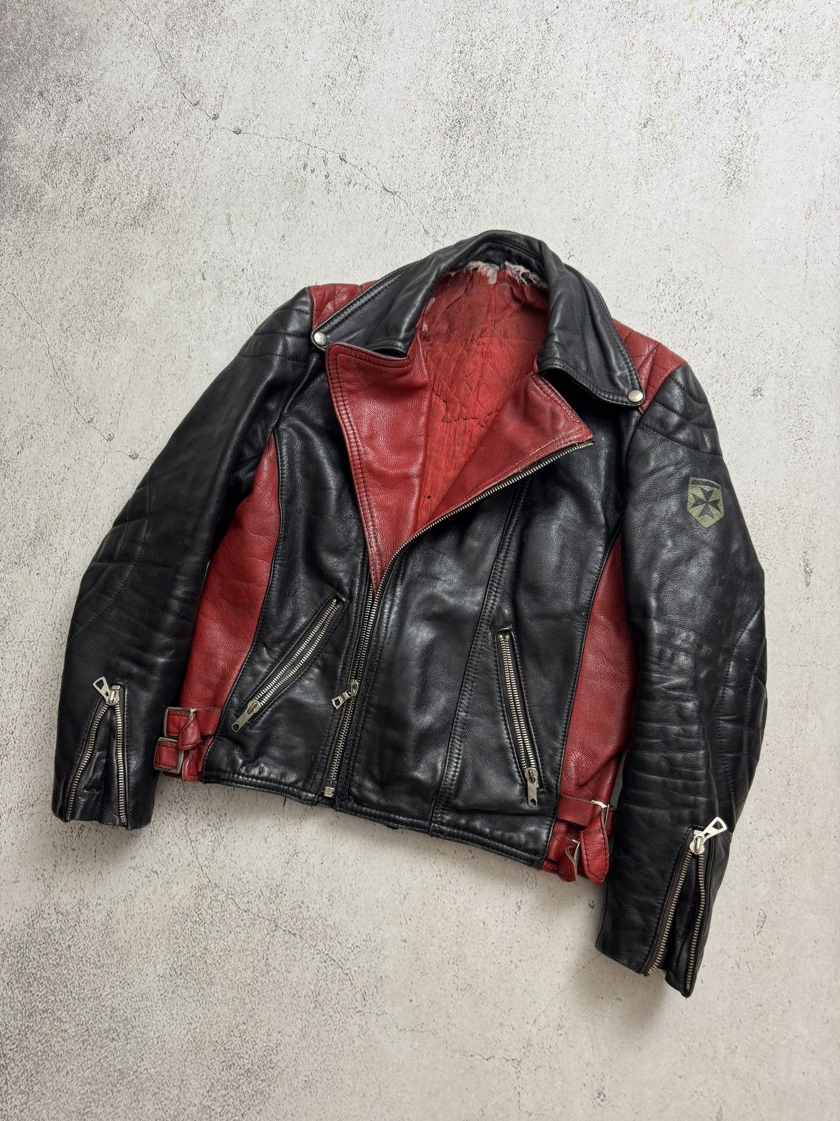 Genuine Leather Harro Vintage Honda Vintage Leather Jacket Size US M / EU 48-50 / 2 - 2 Thumbnail