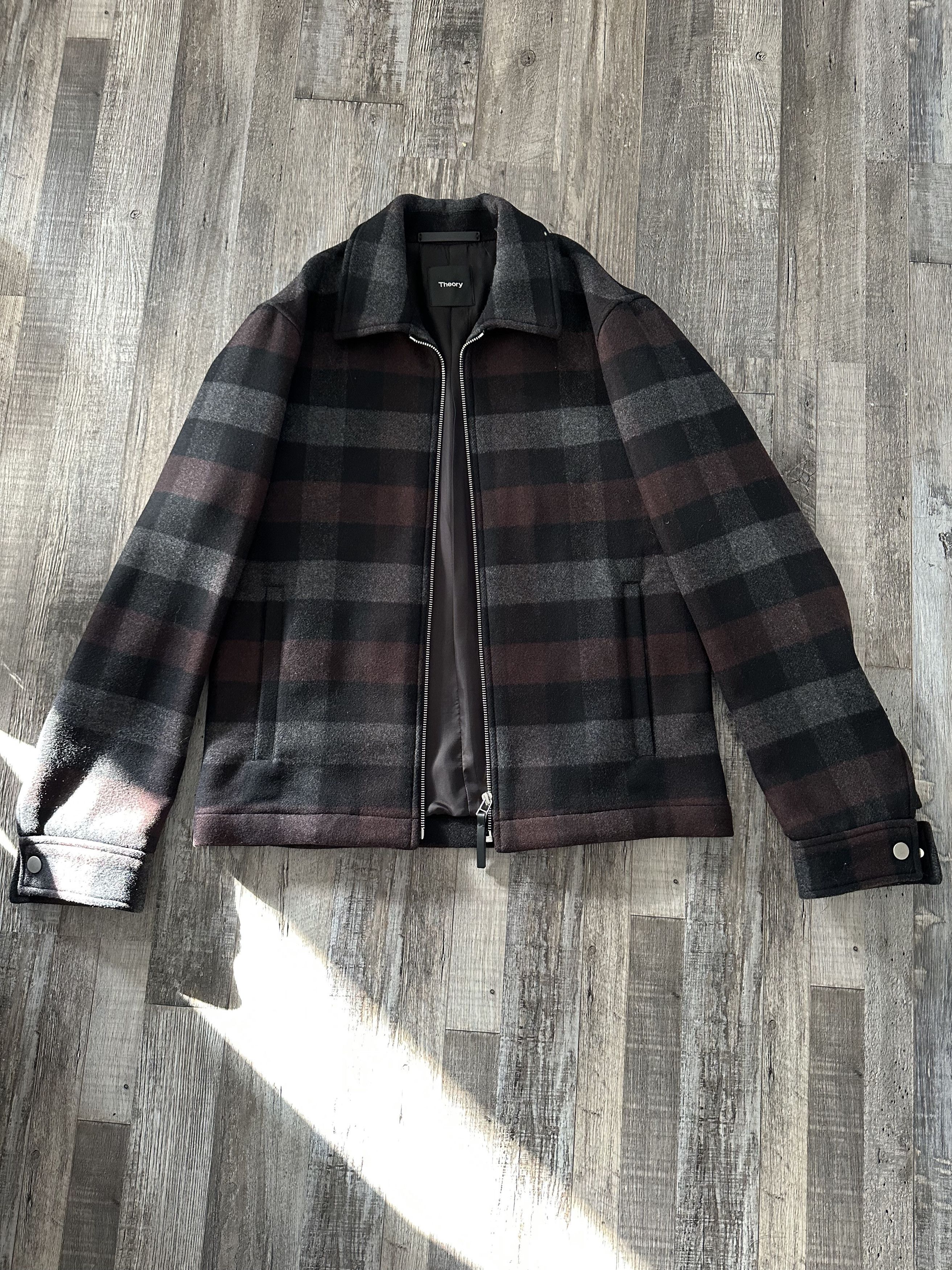 Theory Theory Plaid Wool Jacket Size US S / EU 44-46 / 1 - 1 Thumbnail