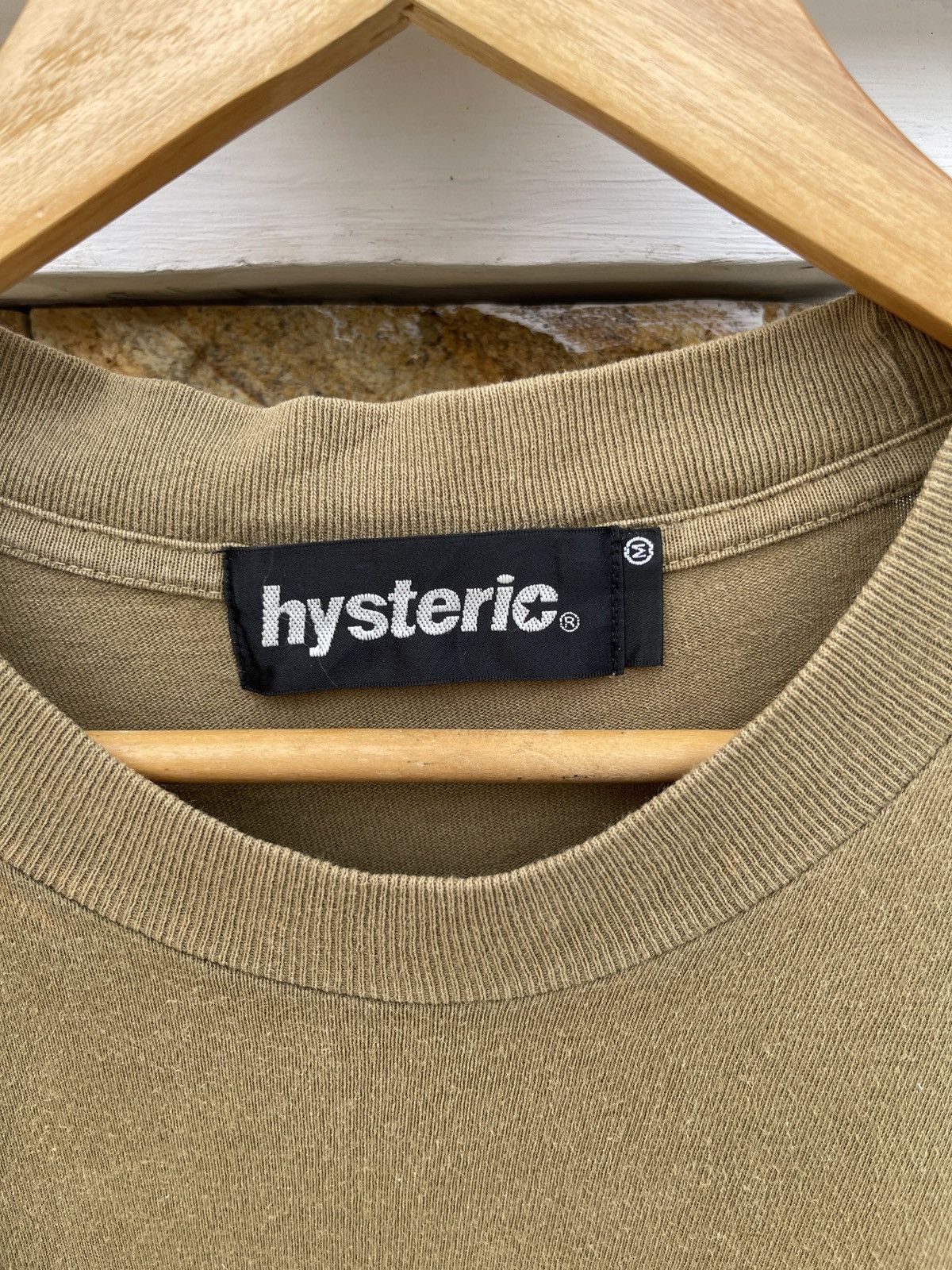 Hysteric Glamour Rare🔥Vtg HYSTERIC GLAMOUR METAL Faded Brown Tee Size US M / EU 48-50 / 2 - 6 Thumbnail