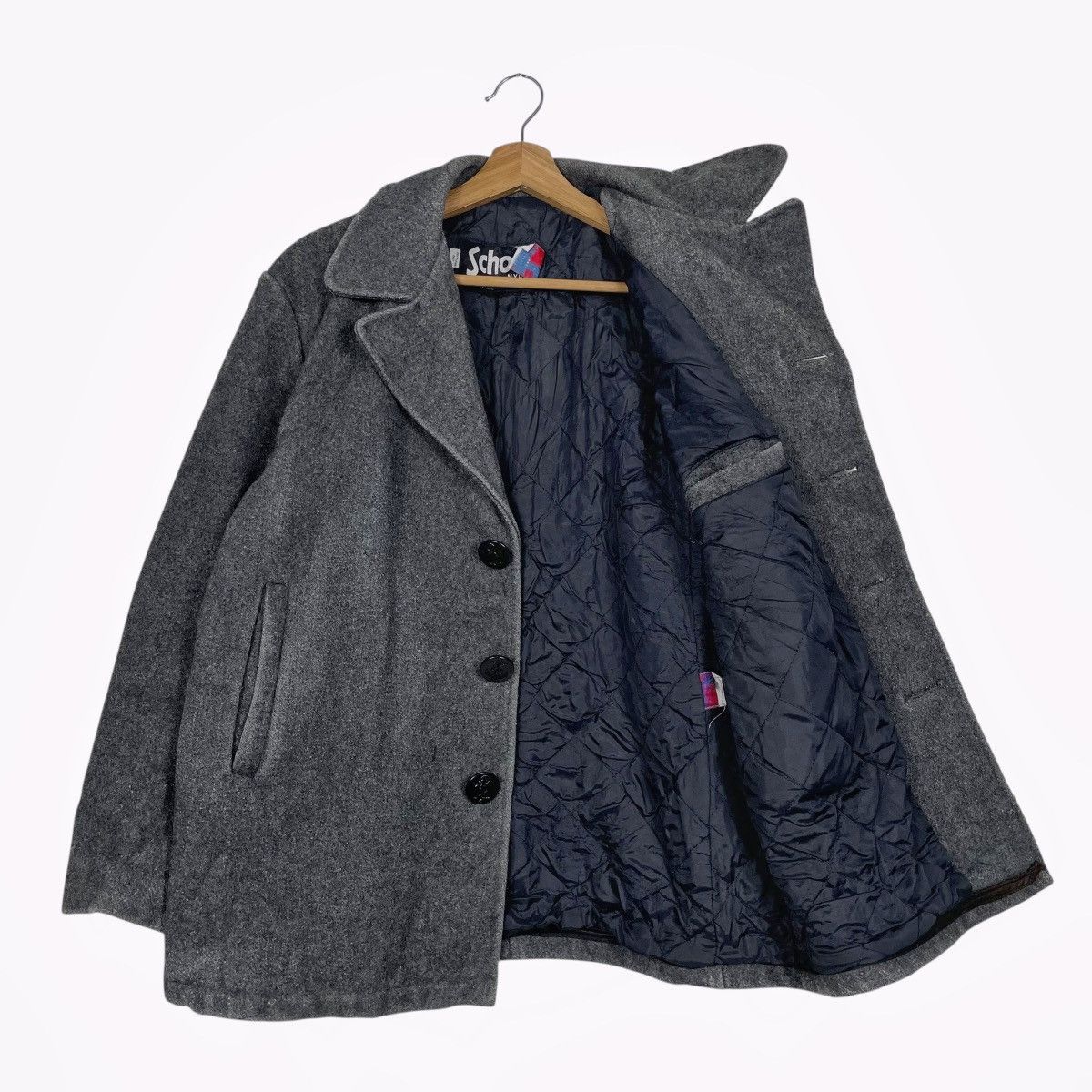 Schott Vintage Schott Black Coat Size US M / EU 48-50 / 2 - 9 Thumbnail