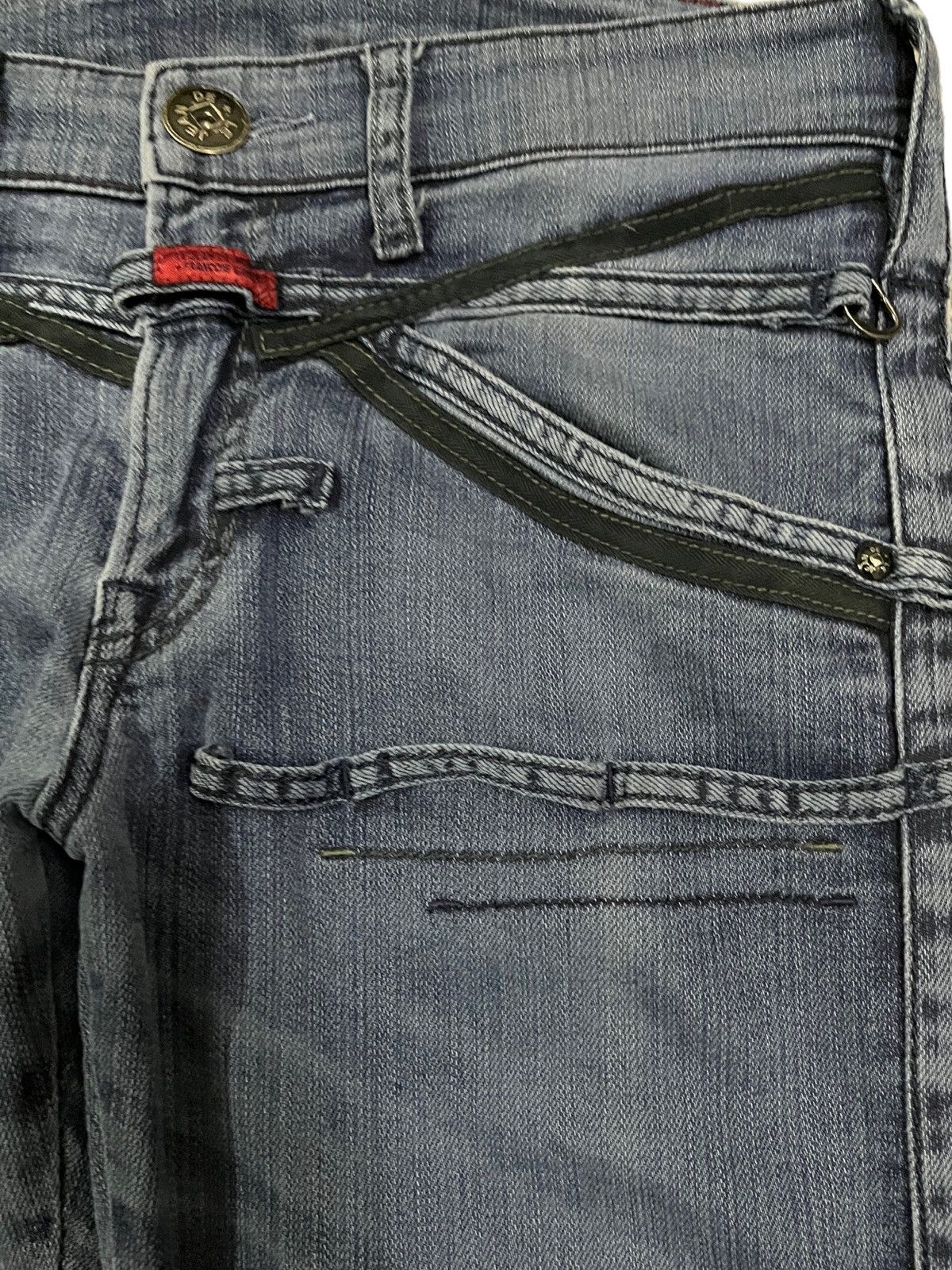 Beauty Beast × Marithe + Francois Girbaud Vintage Marithe Francois Girbaud Punk Denim Size US 31 - 3 Thumbnail