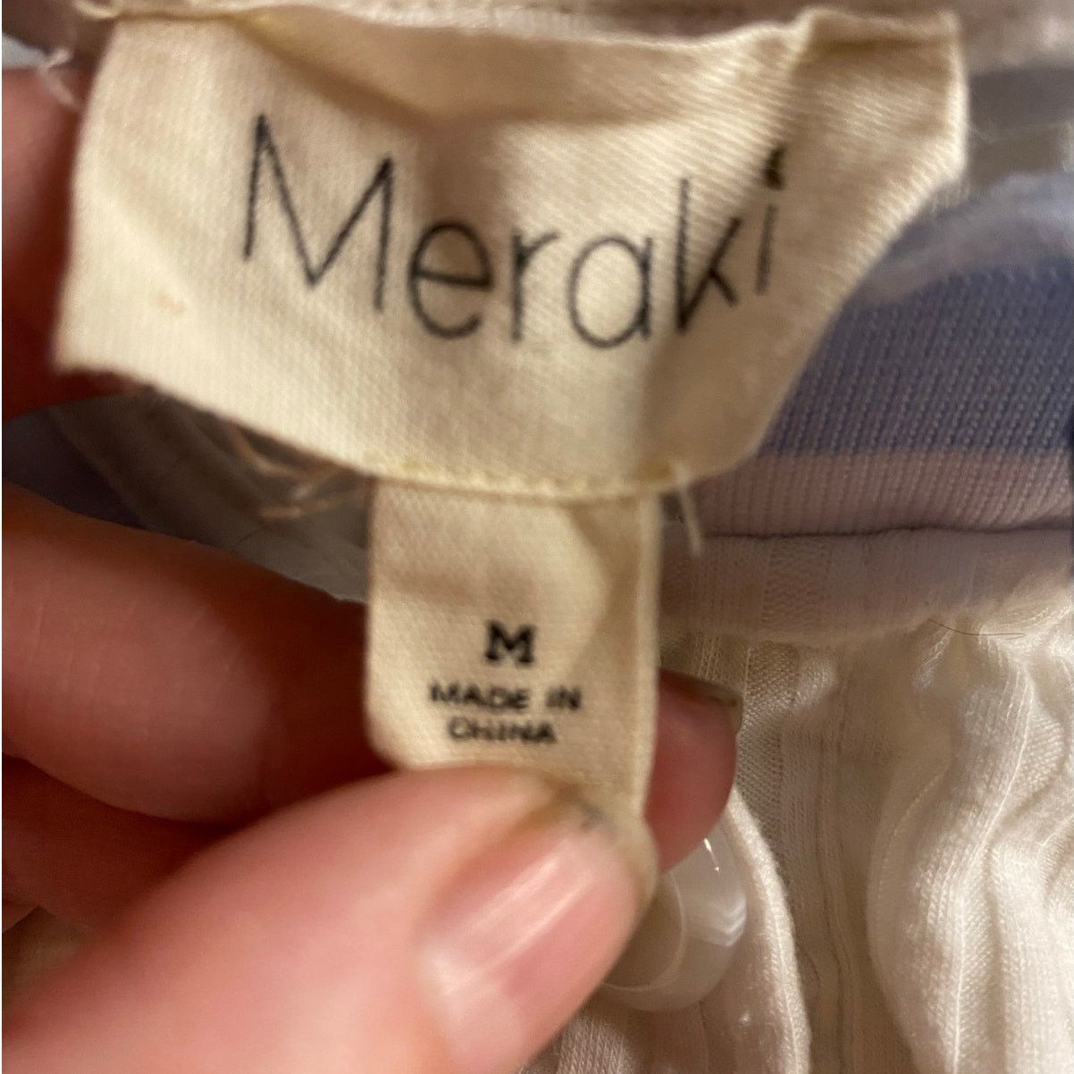 Other Y2K Preppy Ribbed Halter Tank Top White Button Front Meraki Size M / US 6-8 / IT 42-44 - 3 Thumbnail