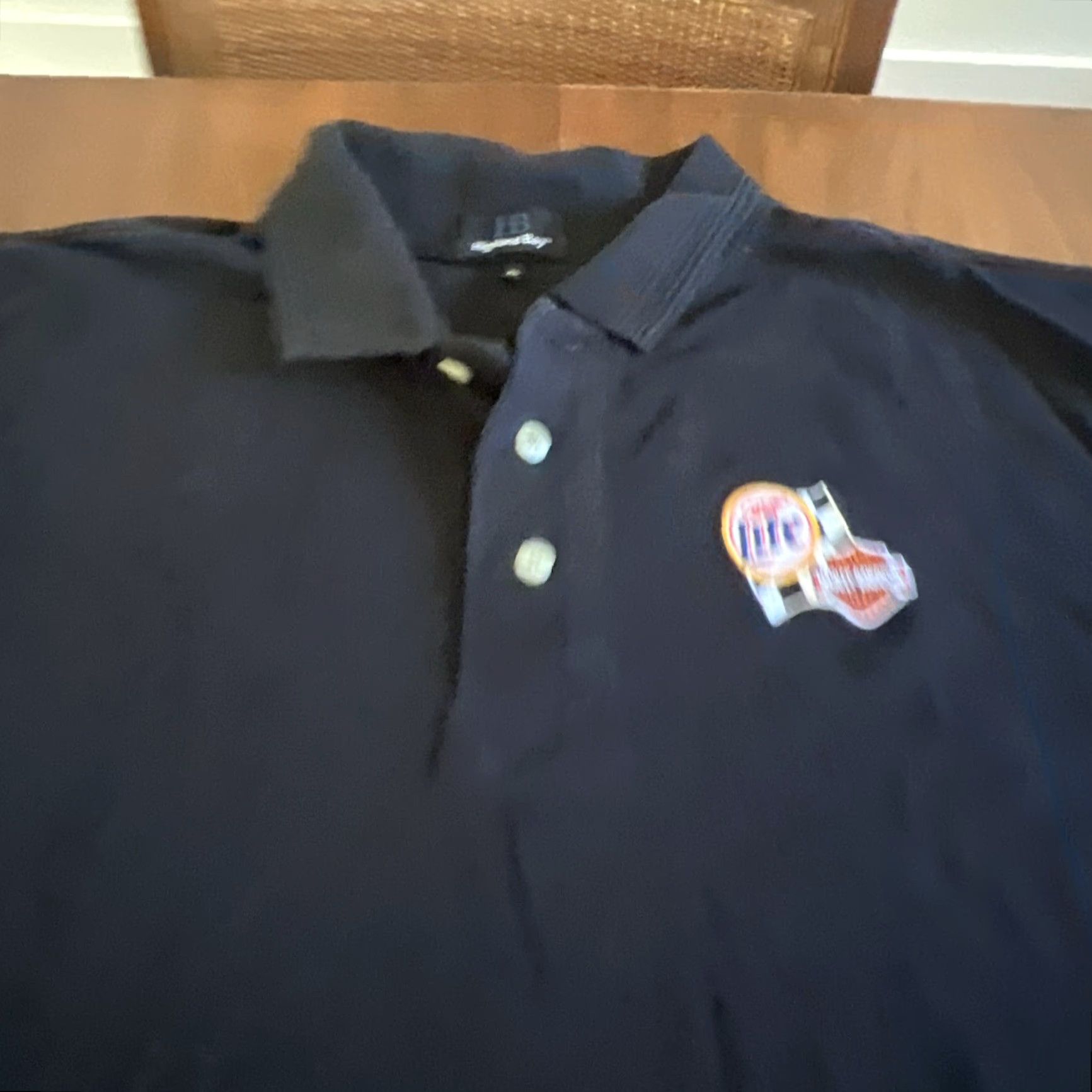 Harley Davidson VINTAGE Harley-Davidson Miller Lite Beer Polo Men’s XL Black Short Sleeve Logo Size US XL / EU 56 / 4 - 2 Thumbnail