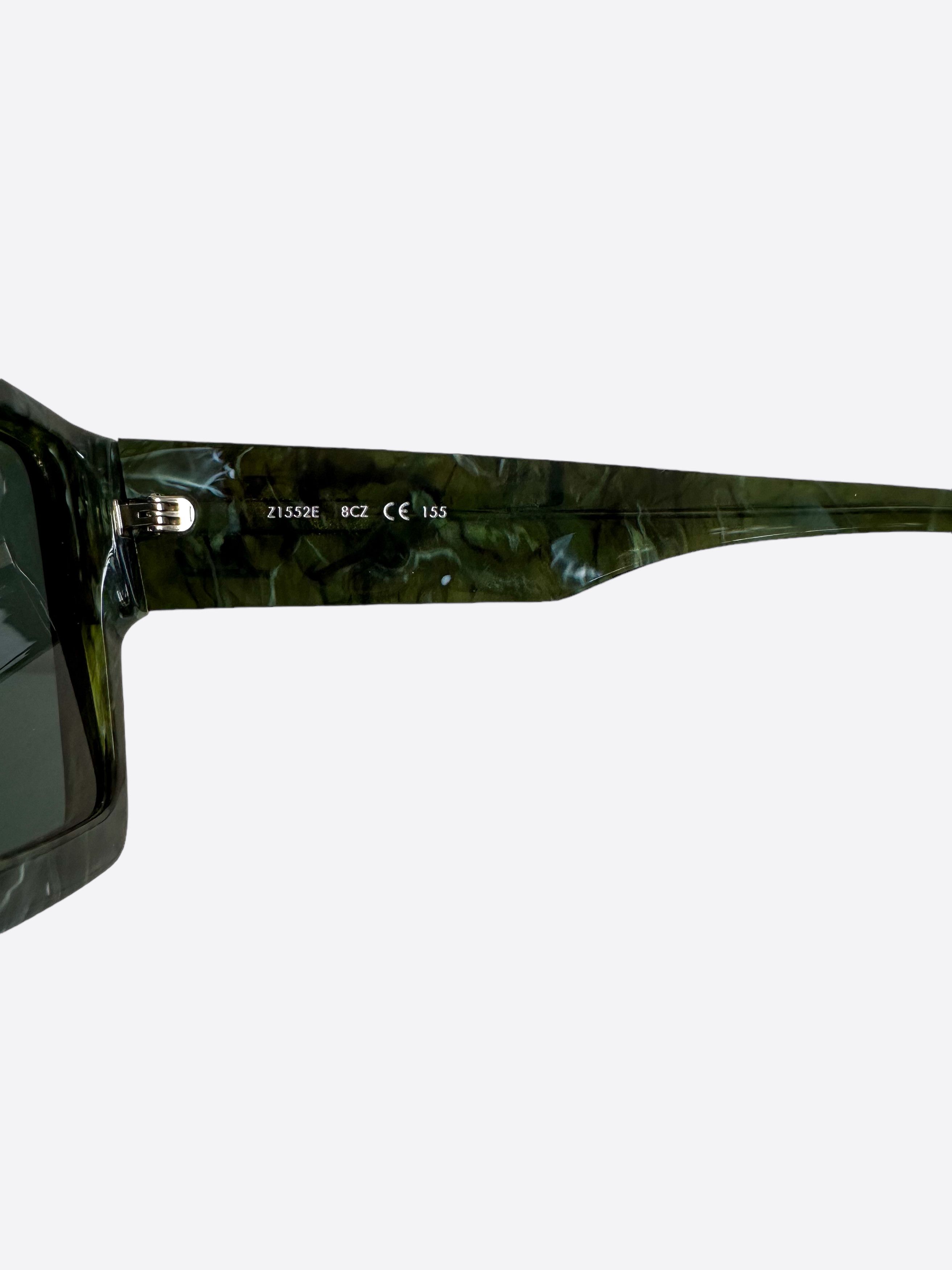 Louis Vuitton Louis Vuitton Green Marble Cyclone Sunglasses