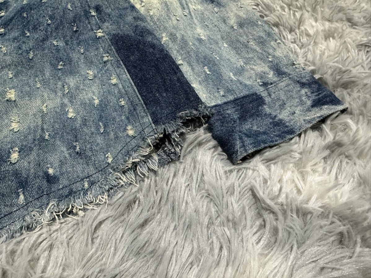 semanticdesign Y2K Semantic Design Shotgun Distressed Western Denim Shirt Size US M / EU 48-50 / 2 - 5 Thumbnail