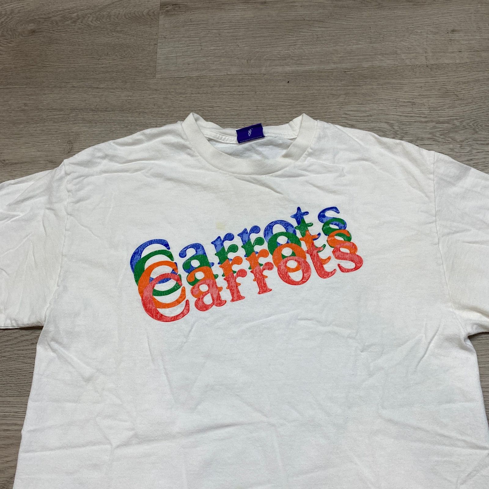 Carrots by Anwar Carrots Carrots by Anwar Carrots Multi Logo T Shirt Large Streetwear Size US L / EU 52-54 / 3 - 2 Thumbnail