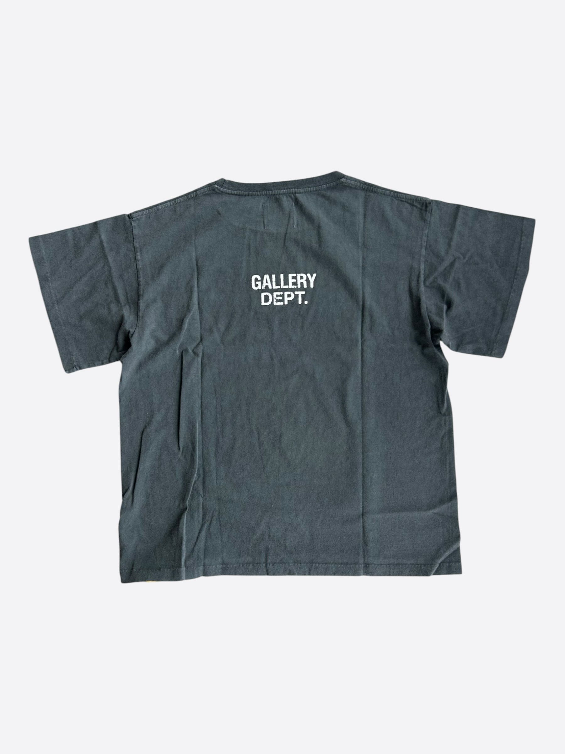 Gallery Dept. Gallery Dept Faded Black & Yellow ATK Logo T-Shirt Size US M / EU 48-50 / 2 - 2 Thumbnail
