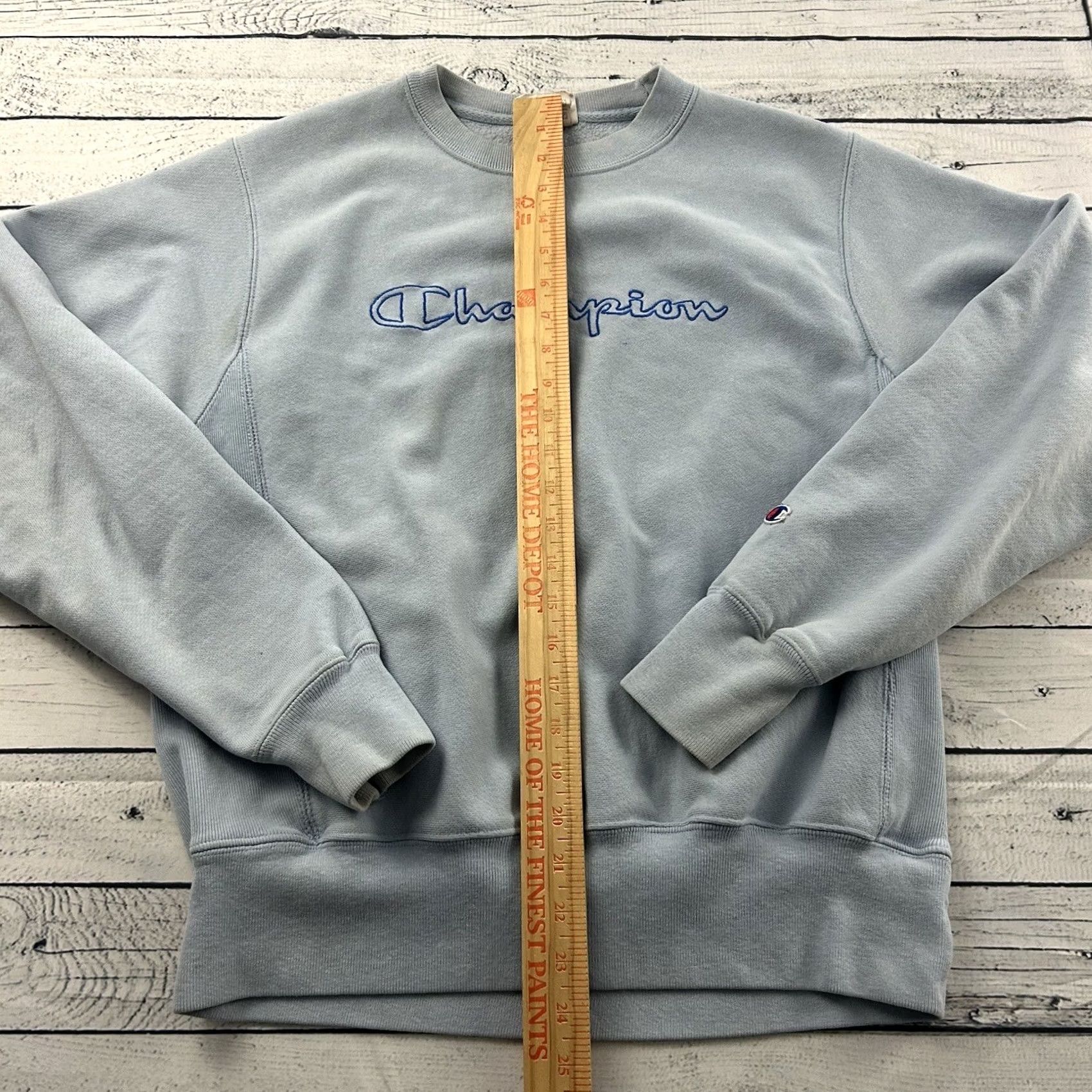 Champion Champion Reverse Weave Pullover Crewneck Sweatshirt Men S Light Blue Size US S / EU 44-46 / 1 - 5 Thumbnail