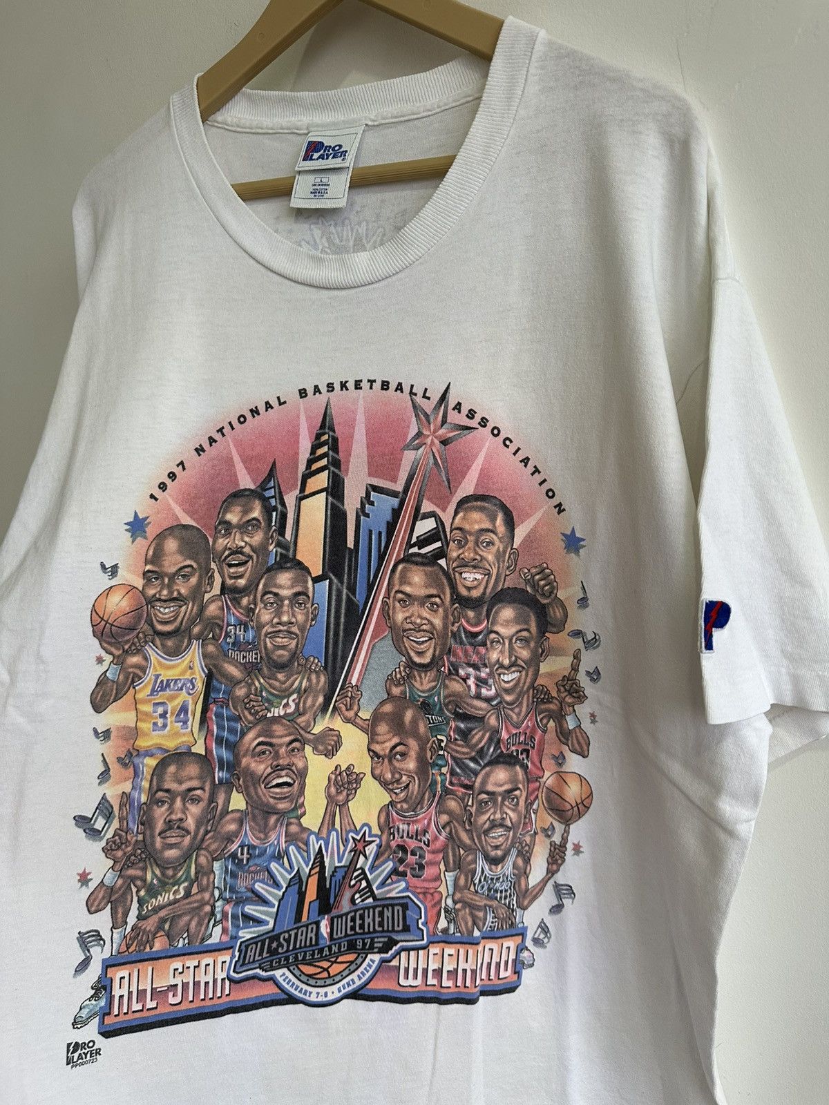 NBA Vintage 90’s NBA All-Star Weekend Cleveland Rap Tees USA Size US L / EU 52-54 / 3 - 1 Thumbnail