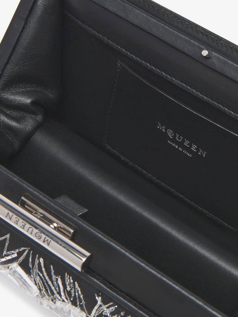 Alexander McQueen o1w1db10925 Size: OS/Pinch Clutch in Black/White Size ONE SIZE - 5 Thumbnail