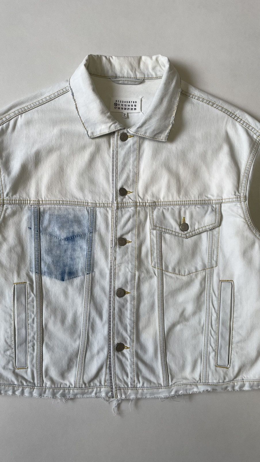 Maison Margiela S/S 19 Re Worked Denim Jacket Size US M / EU 48-50 / 2 - 9 Thumbnail