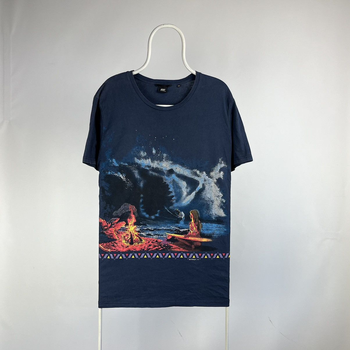 Diesel Diesel T-shirt surfing shark print size XXLarge Size US XXL / EU 58 / 5 - 1 Thumbnail