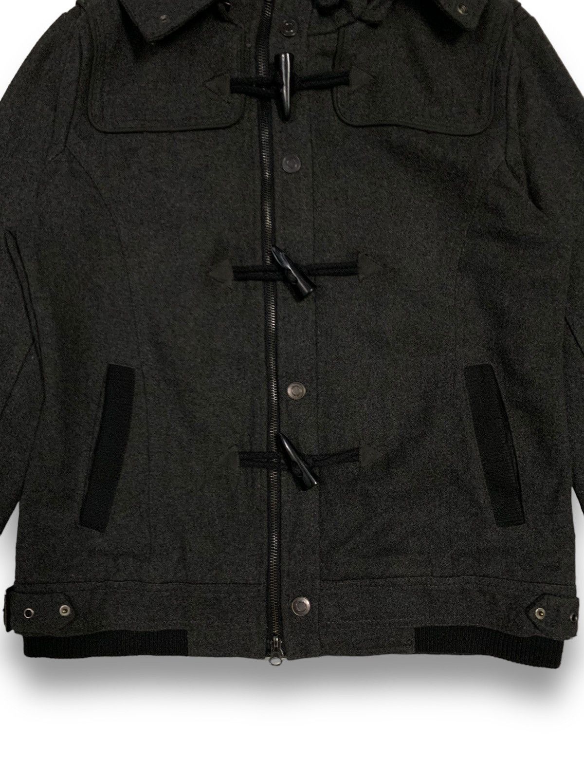 If Six Was Nine Growth by Grail Faux Fur Hooded Punk Style Duffle Jacket Size US M / EU 48-50 / 2 - 12 Thumbnail