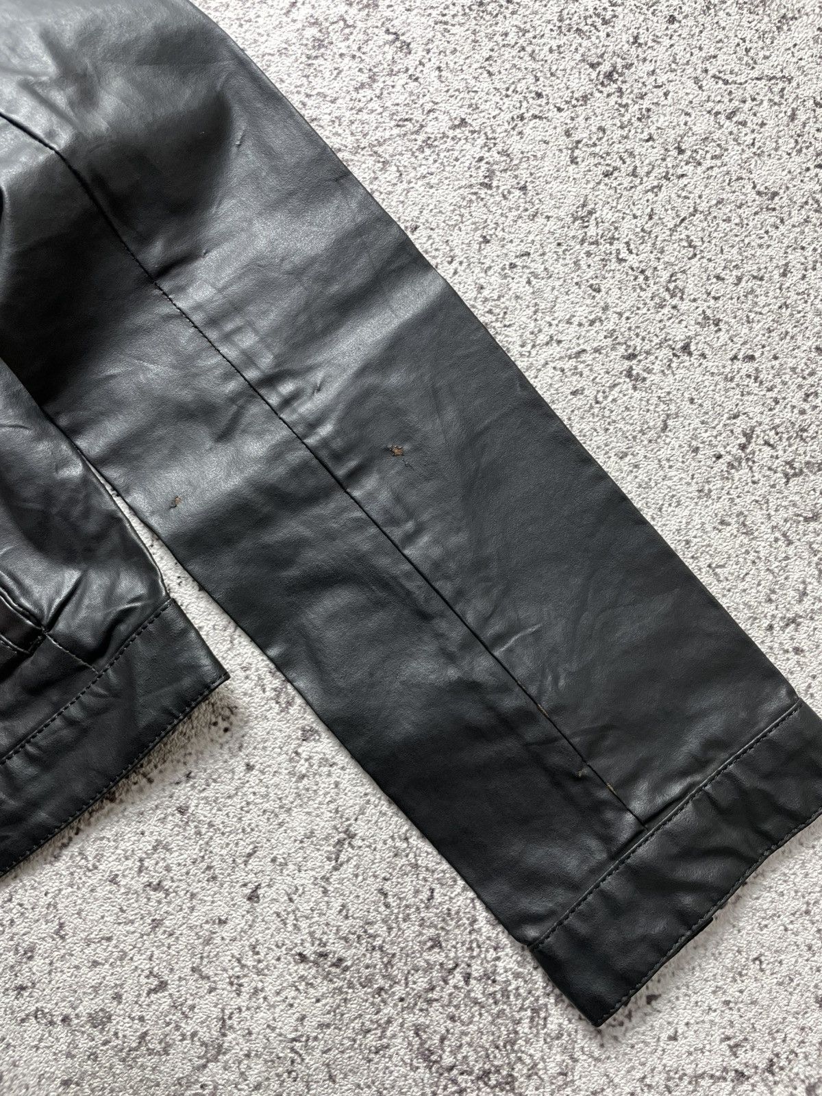 If Six Was Nine 2000s Enchanment - Black Faux Leather Zip Jacket Gothic Emo Size US S / EU 44-46 / 1 - 5 Thumbnail