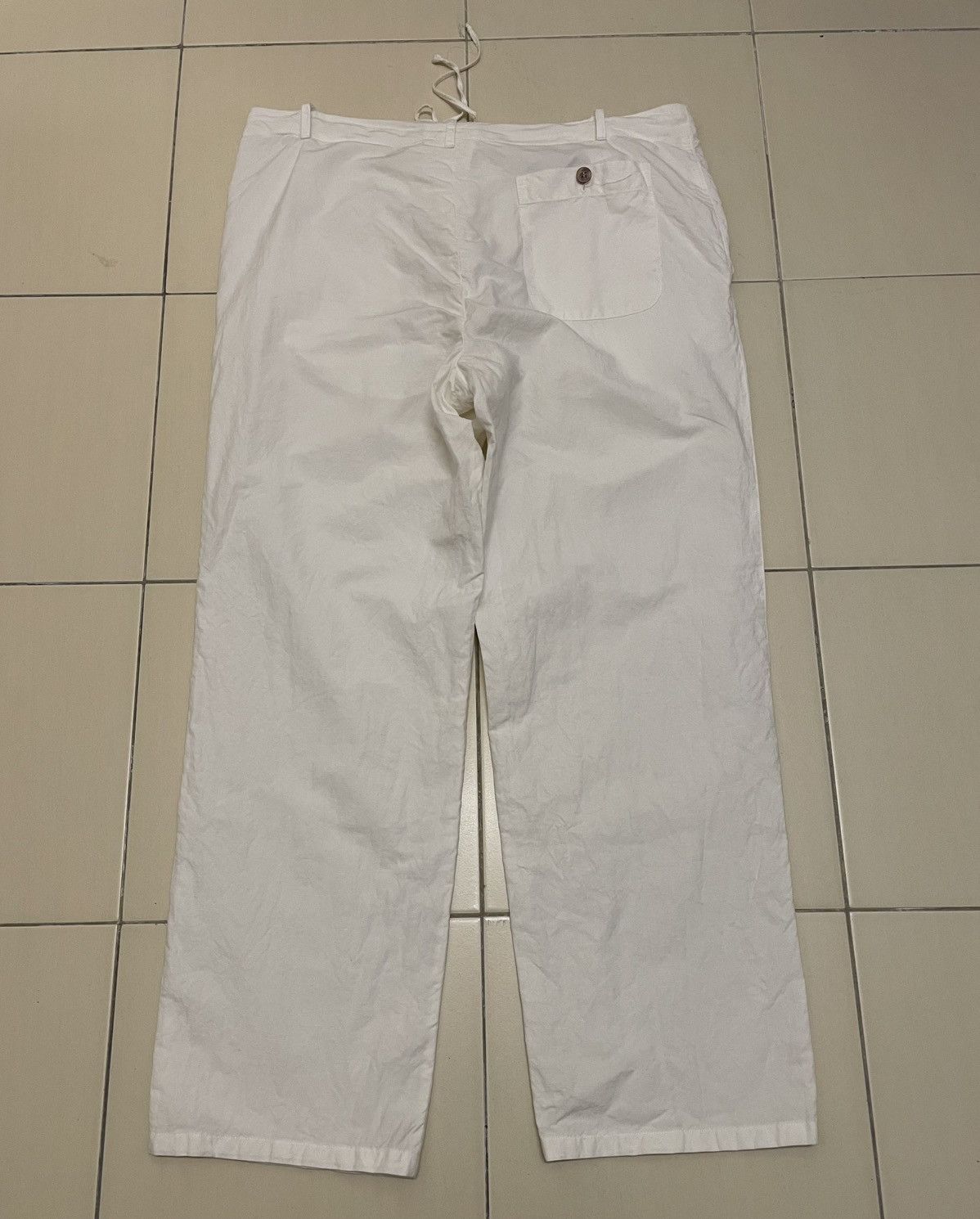 Loro Piana Loro Piana Linen/Cotton White Pants Size US 35 - 3 Thumbnail