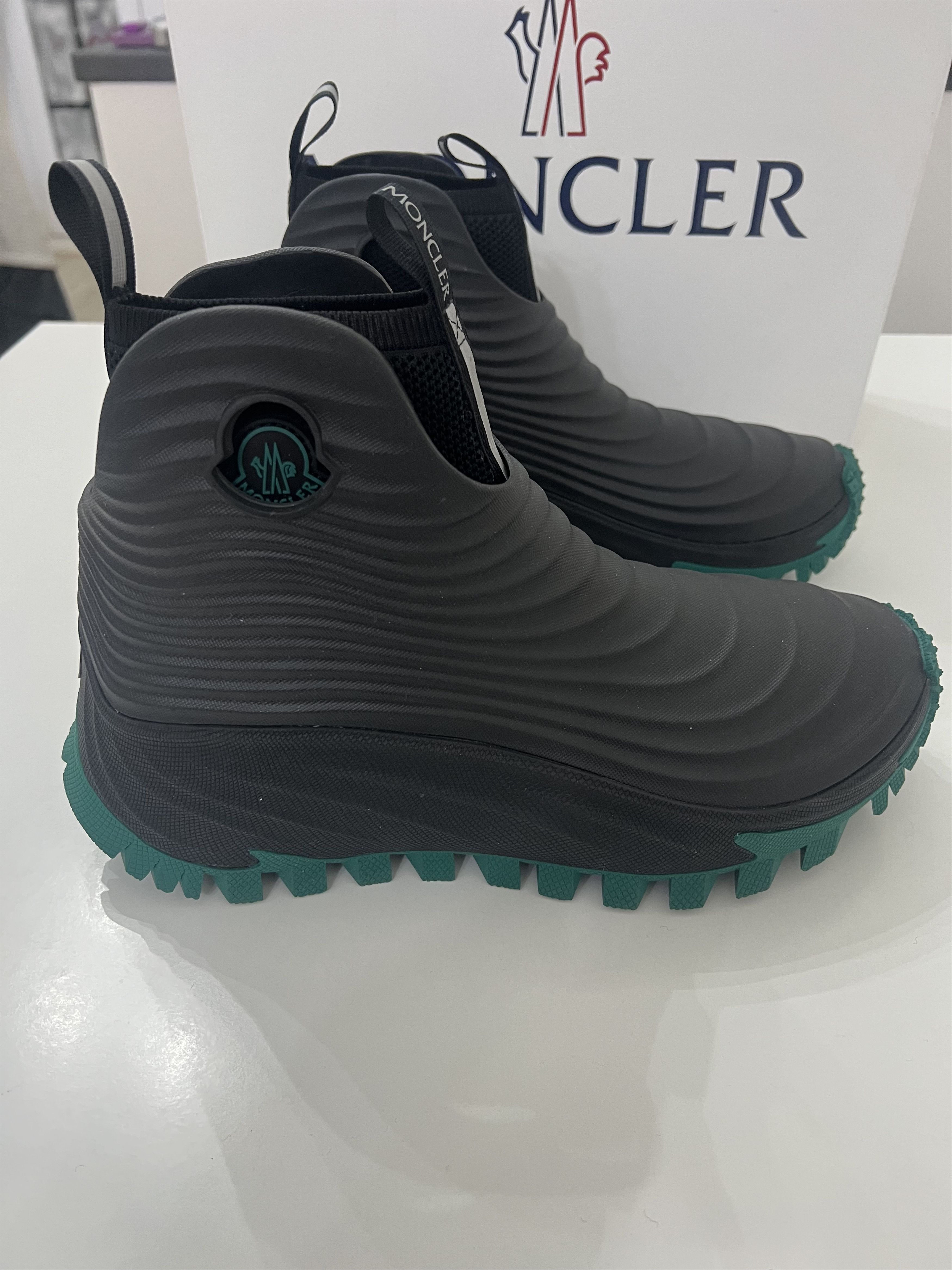 Moncler Moncler Men's Acqua High Ribbed Rain Boots Size US 9 / EU 42 - 8 Thumbnail