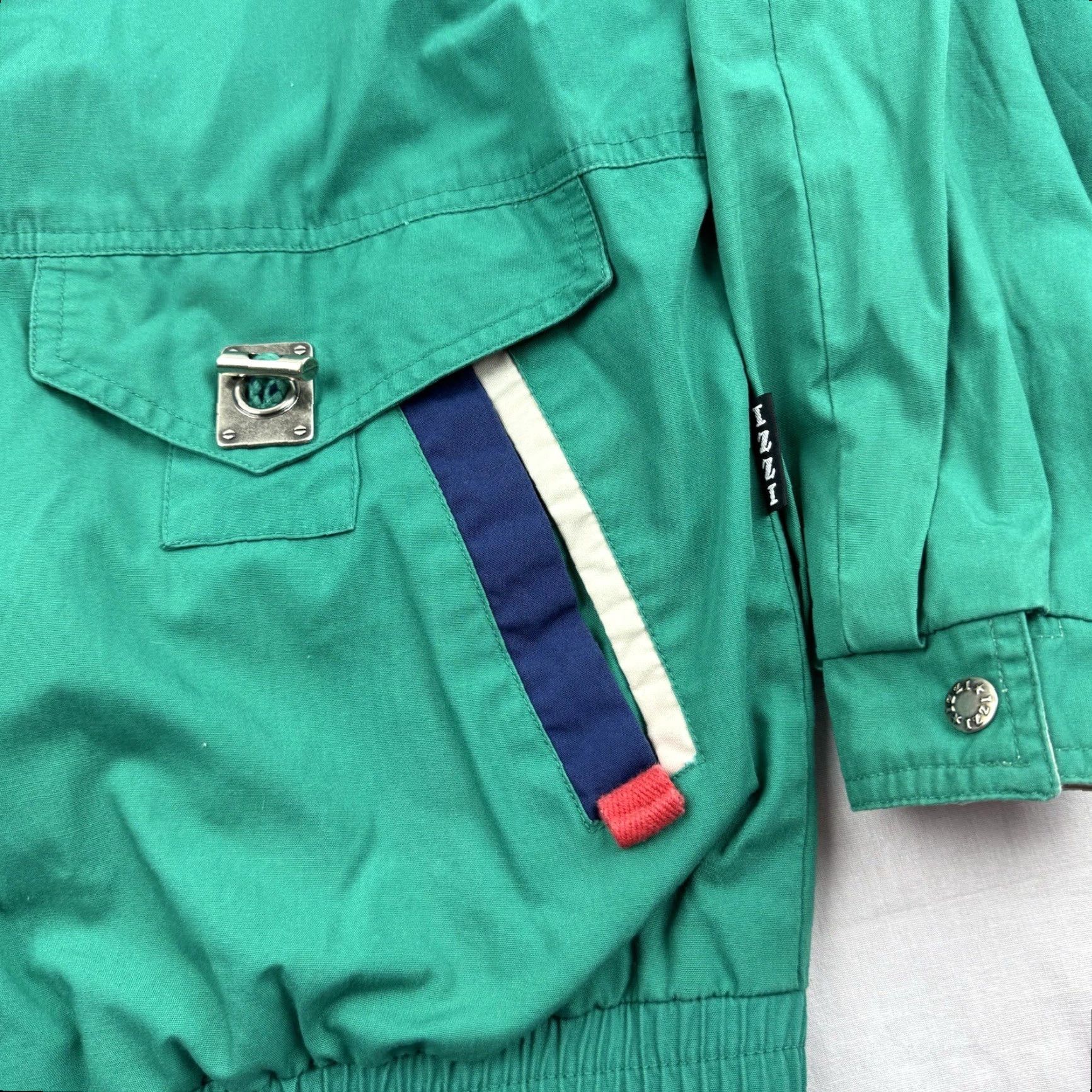 Vintage VINTAGE Innovations Windbreaker Jacket Womens Large Green Snap Up Collar 90s 80s Size L / US 10 / IT 46 - 2 Thumbnail