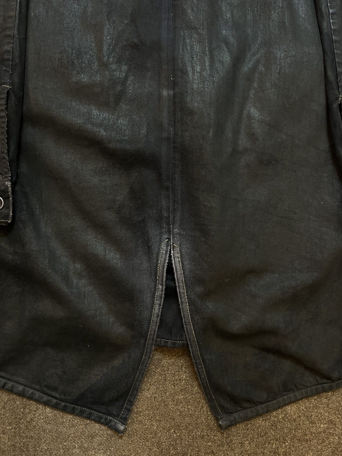 Rick Owens Rick Owens 2000’s Waxed Fishtail Parka Size US S / EU 44-46 / 1 - 8 Thumbnail