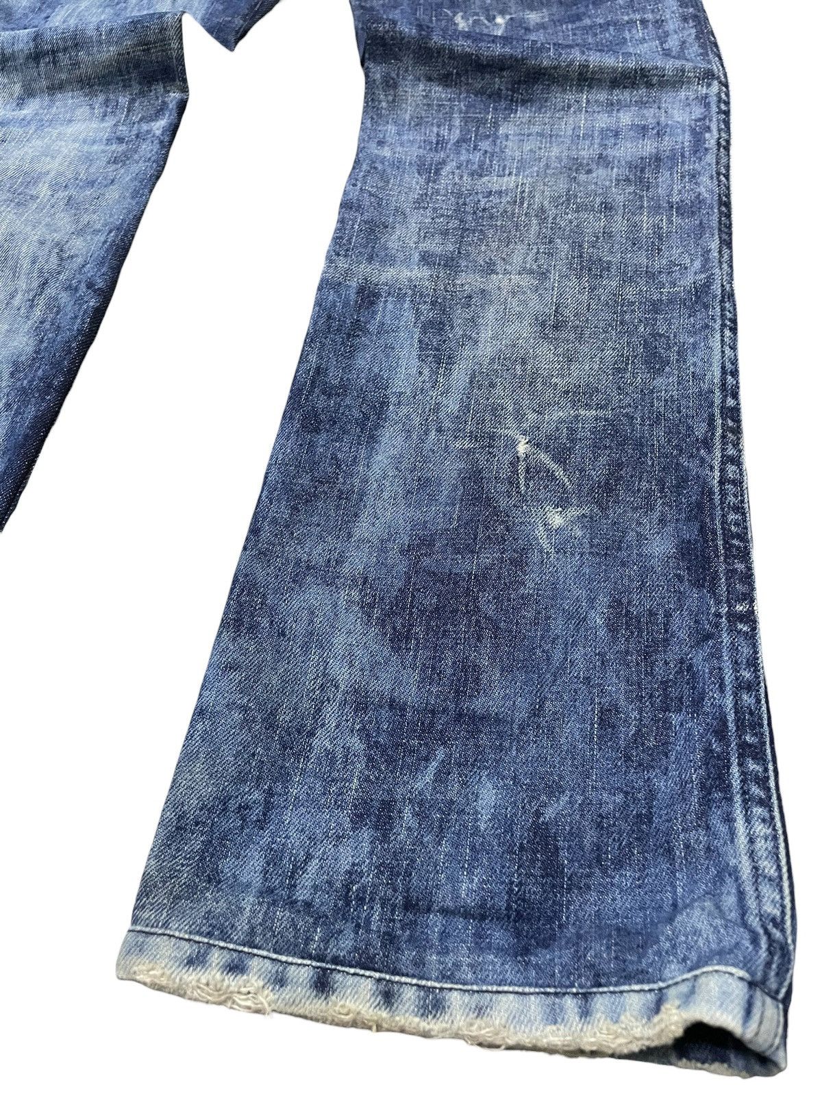 Diesel × Diesel Black Gold Diesel Enzyme Oil Wash Muddy Distressed Jeans Size US 28 / EU 44 - 17 Thumbnail