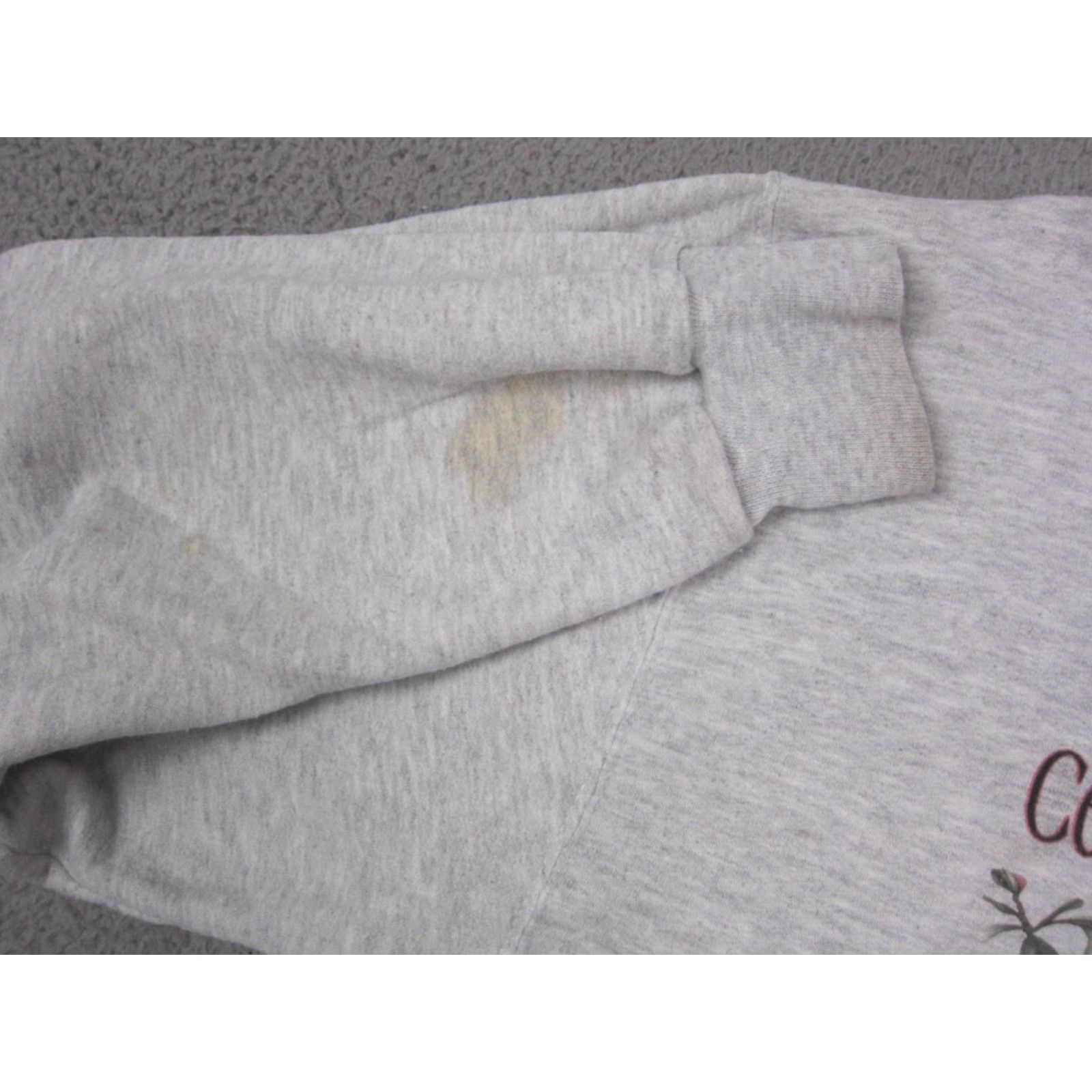Jerzees VINTAGE Jerzees Sweatshirt Mens S Gray Graphic Print 90s Humane Society Animals Crew Neck Pullover Size US S / EU 44-46 / 1 - 3 Thumbnail