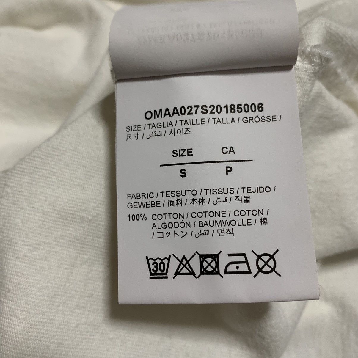 Off-White Off White Medium Ocean Debris White Tee Virgil Abloh Size US M / EU 48-50 / 2 - 8 Thumbnail