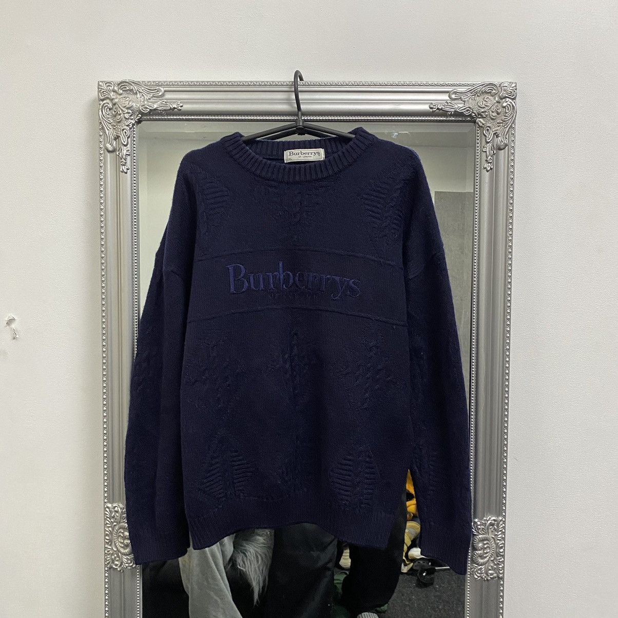 Burberry Vintage Burberry sweater jumper 90s Size US XL / EU 56 / 4 - 1 Thumbnail