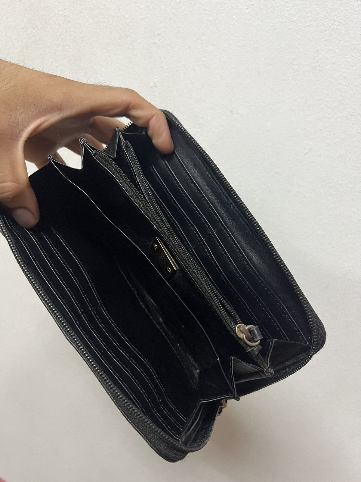 Seditionaries × Vivienne Westwood Vivienne Westwood Black Classic Zip Round Wallet Size ONE SIZE - 6 Thumbnail