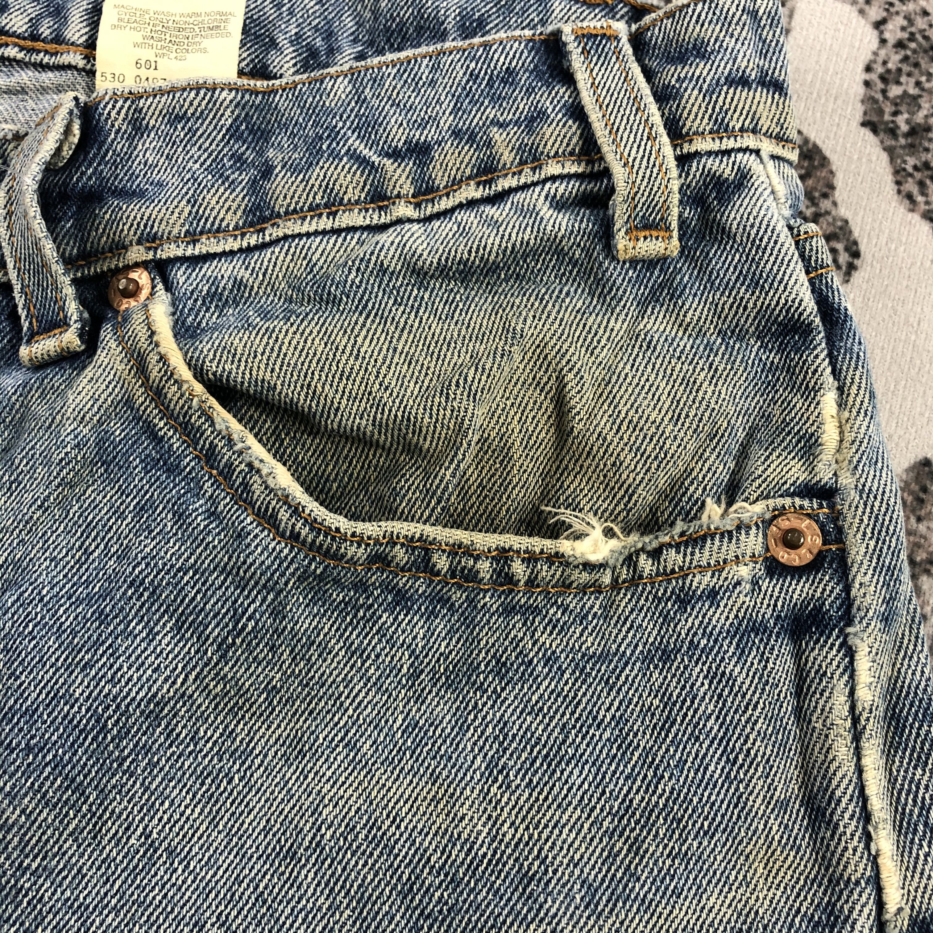 Levi's Vintage 90s Levis 550 Jeans Rusty Wash Denim KJ1089 Size US 32 / EU 48 - 12 Thumbnail