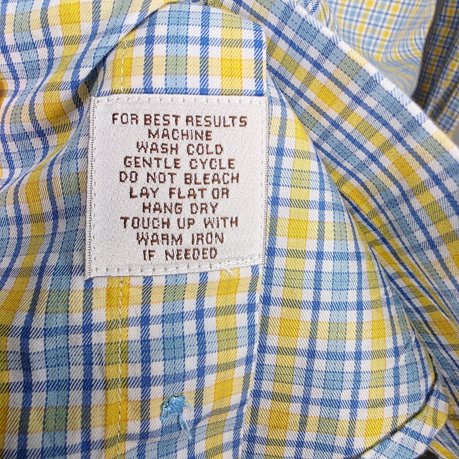 Peter Millar Peter Millar Button Front Plaid Long Sleeve Shirt Size L Size US L / EU 52-54 / 3 - 5 Thumbnail