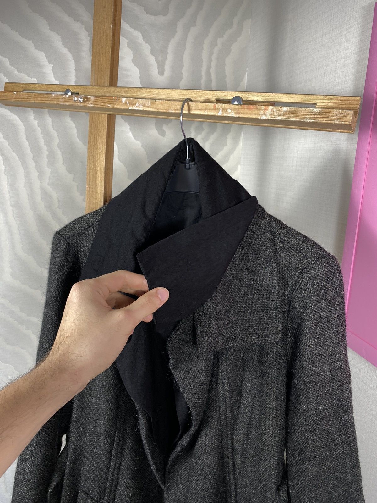 Rick Owens × Vintage Olmar & Mirta Anthracite Coat Size S / US 4 / IT 40 - 11 Thumbnail