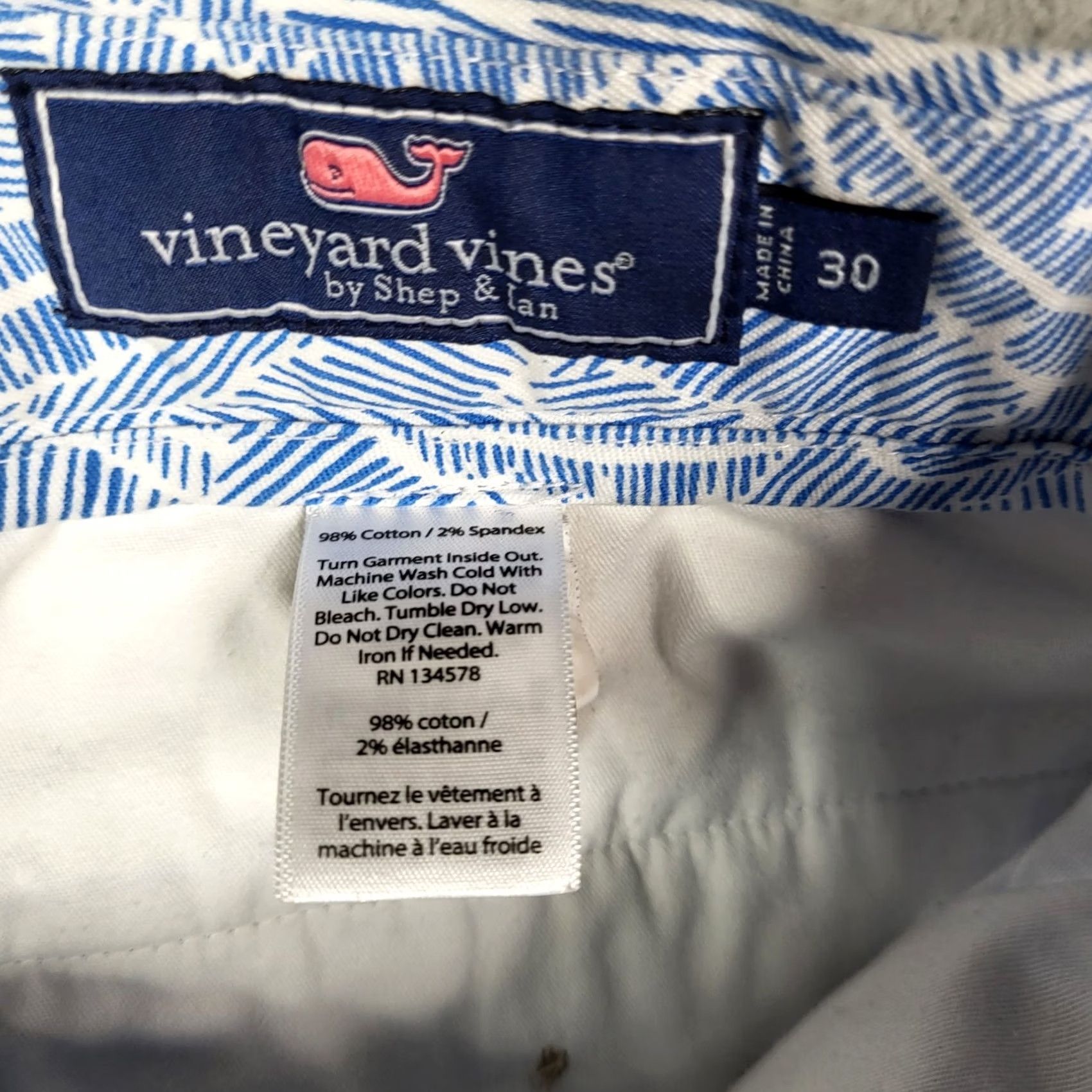 Vineyard Vines Vineyard Vines BREAKER Men’s Blue White Floral Print Short 30 Size US 30 / EU 46 - 5 Thumbnail