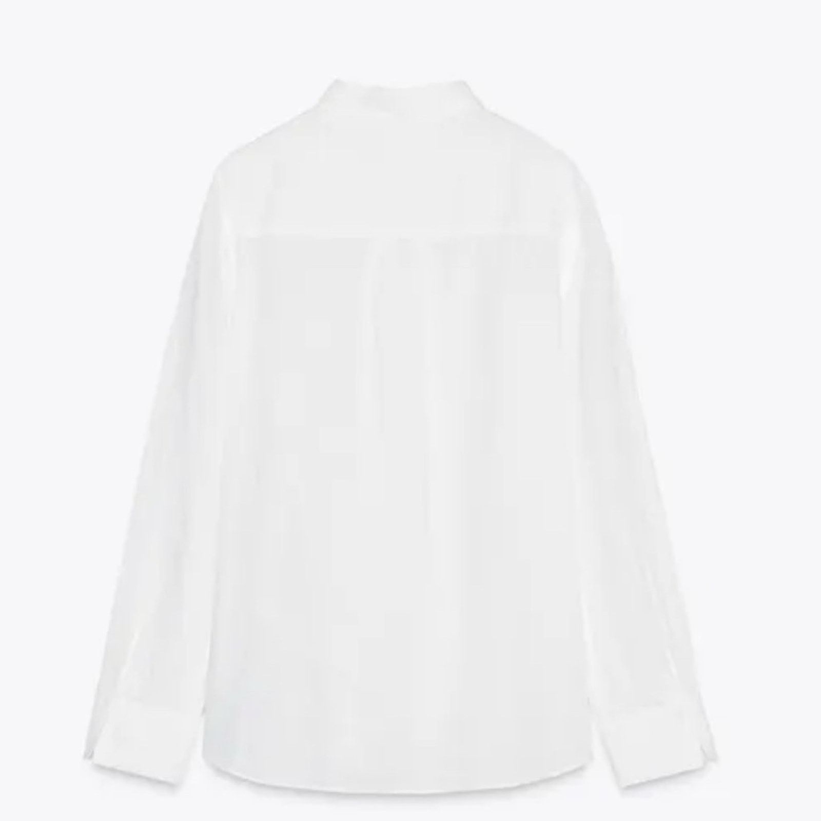 Zara Nwt- zara-Basic Flowing Shirt - ZW COLLECTION-Large Size L / US 10 / IT 46 - 3 Thumbnail