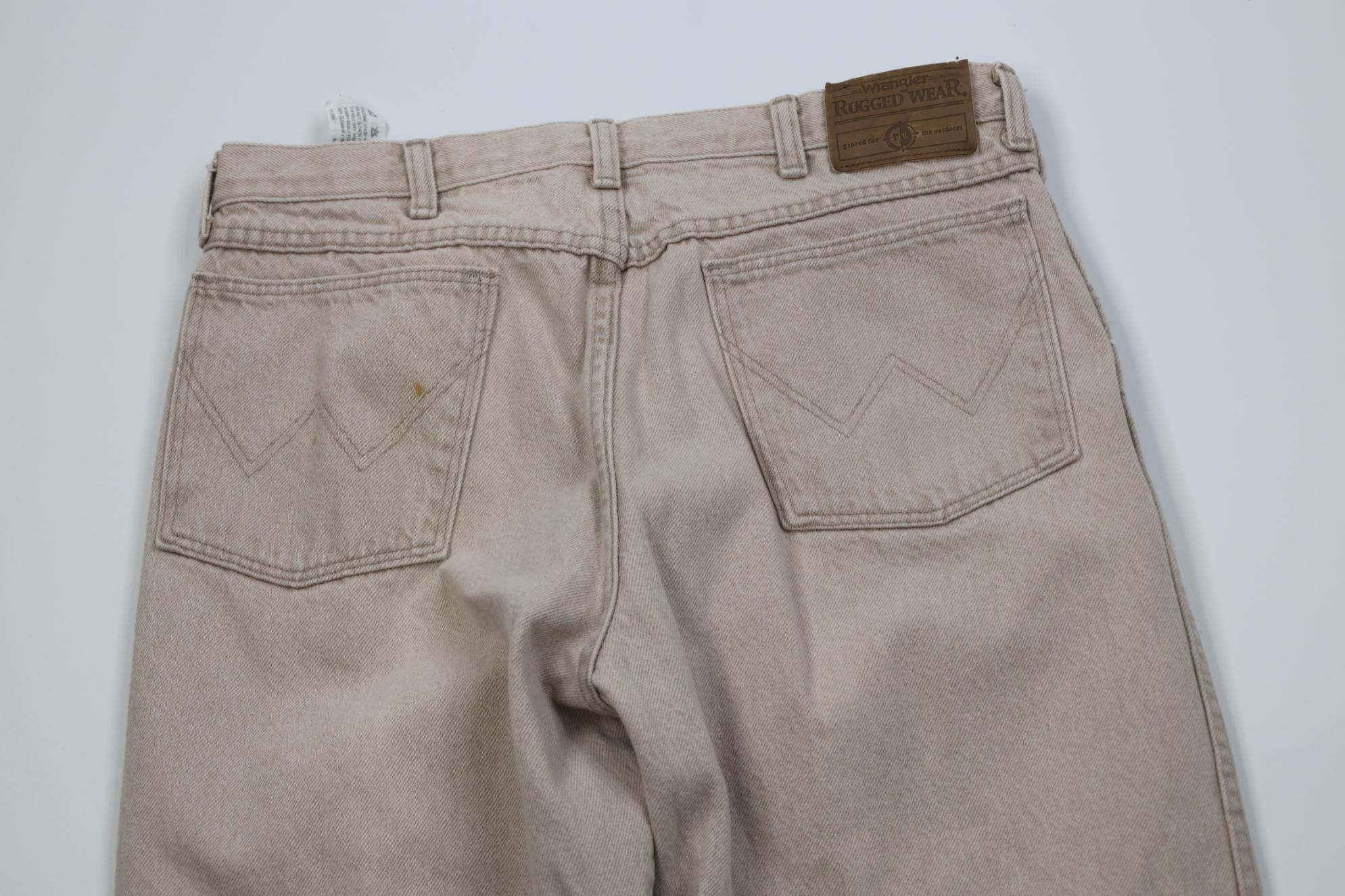 Wrangler Vintage 90s Wrangler Straight Leg Denim Jeans Beige USA Size US 32 / EU 48 - 12 Thumbnail