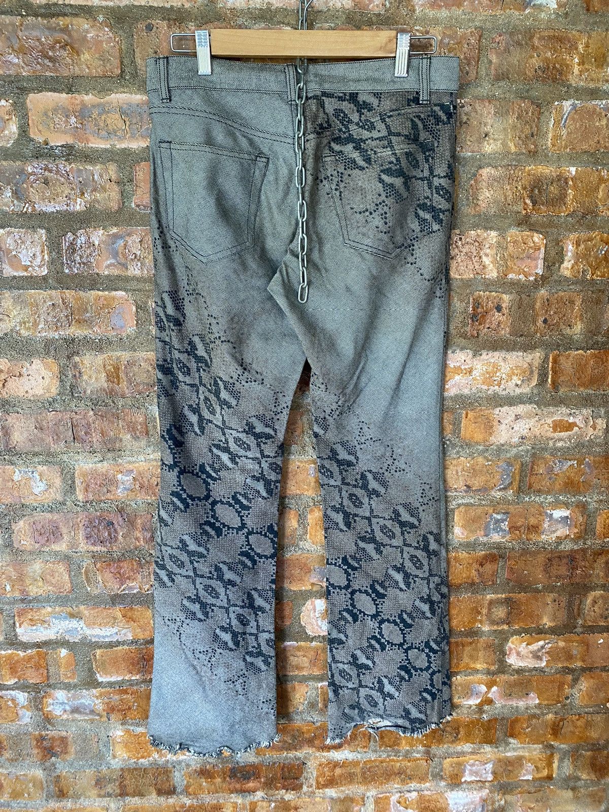 5351 POUR LES HOMMES 2000s 5351 pour homme gradian snake flare Size US 31 - 13 Thumbnail