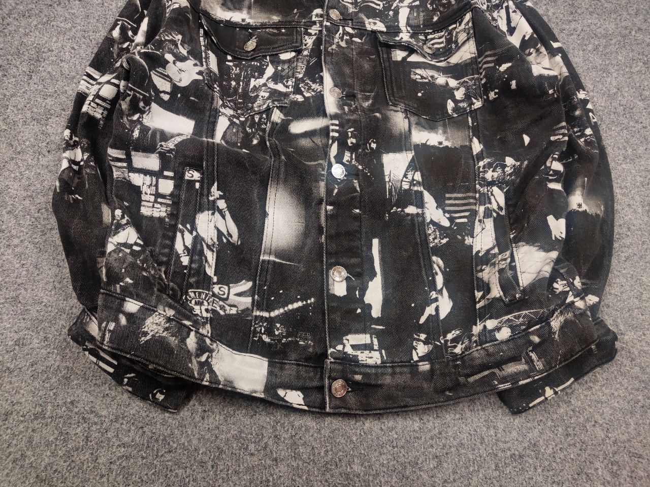 Jaded London Jaded London All Art Rock Band Jacket Denim Vintage Style Size US M / EU 48-50 / 2 - 5 Thumbnail