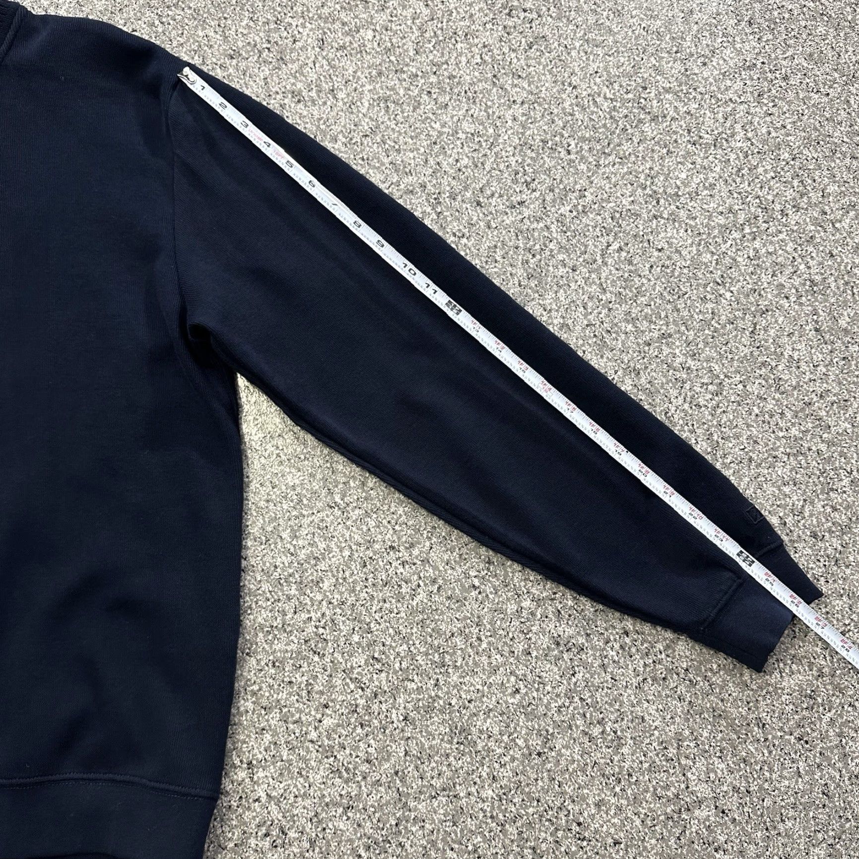 Cutter & Buck Cutter & Buck Quarter Zip Sweater Mens M Navy Blue Pullover Long Sleeve Mock Neck Knit Cotton Sweater Pullover Regular Mens Size US M / EU 48-50 / 2 - 5 Thumbnail