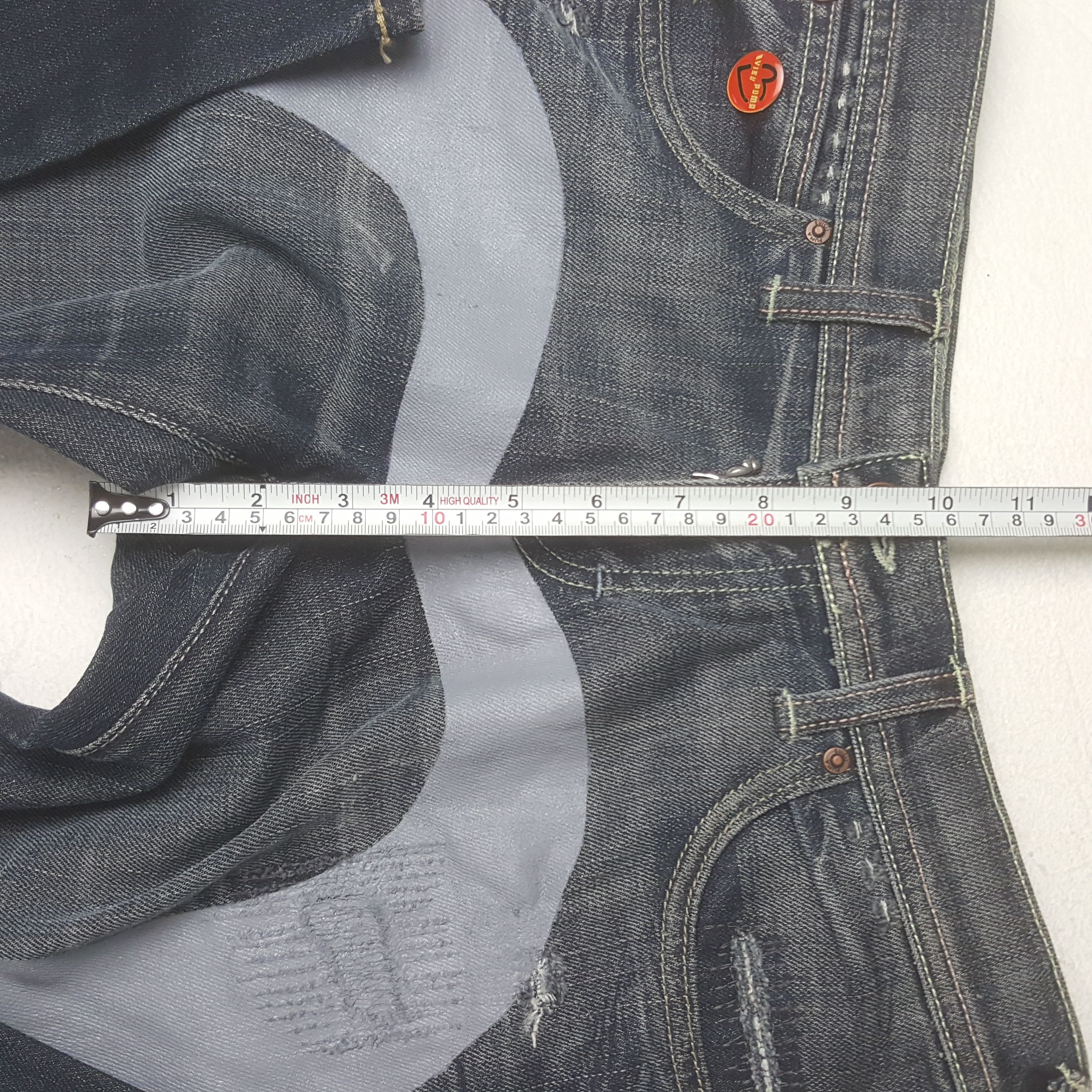 Evisu × Puma × Vintage Vintage Evisu X Puma Japanese Brand Daicock Custom Jeans Size 30" / US 8 / IT 44 - 13 Thumbnail