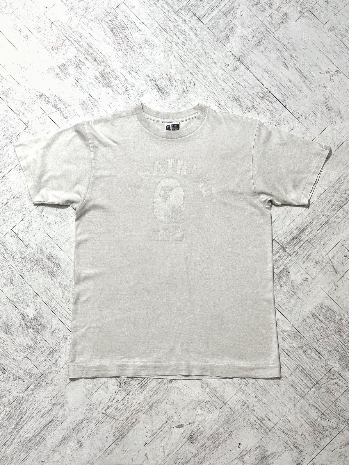 Bape White Label College Tee (2006) Size US M / EU 48-50 / 2 - 4 Thumbnail