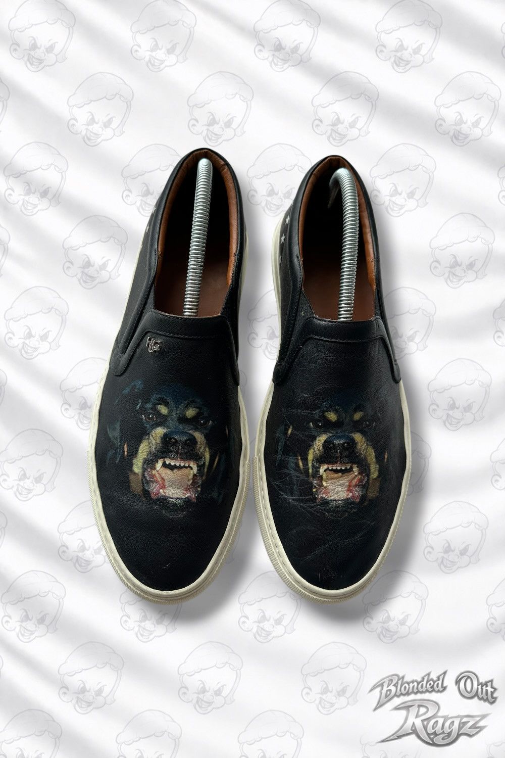 Givenchy SS13 Givenchy Rottweiler Leather Slip Ons by Riccardo Tisci Size US 9 / EU 42 - 1 Thumbnail