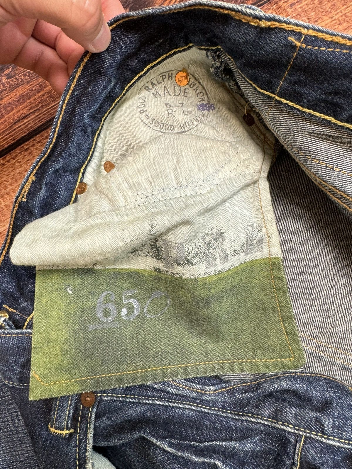 Polo Ralph Lauren × Vintage Vintage pants Ralph Lauren baggy fit denim Size US 34 / EU 50 - 8 Thumbnail