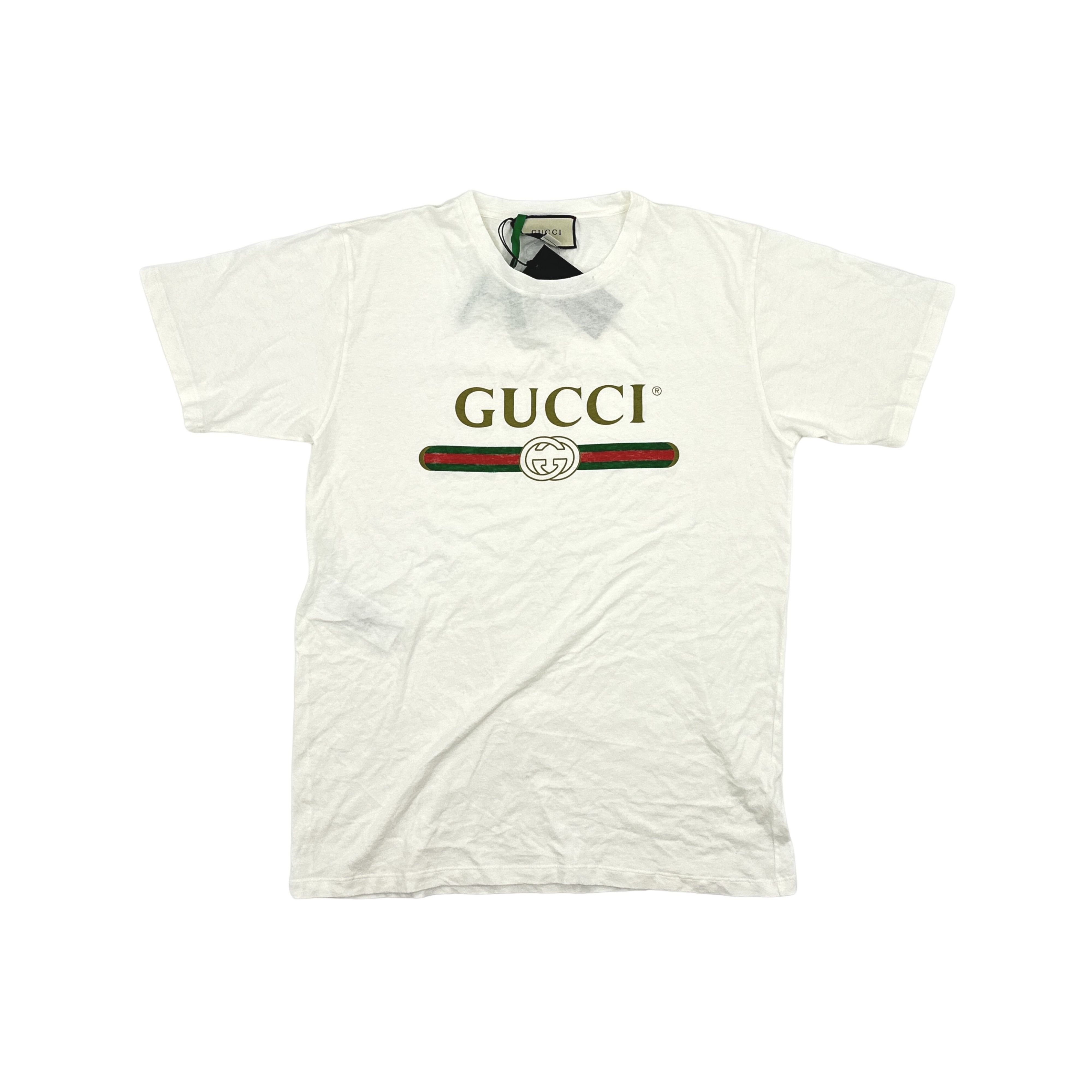Gucci Gucci Logo Print T-Shirt Size L Size L / US 10 / IT 46 - 1 Thumbnail