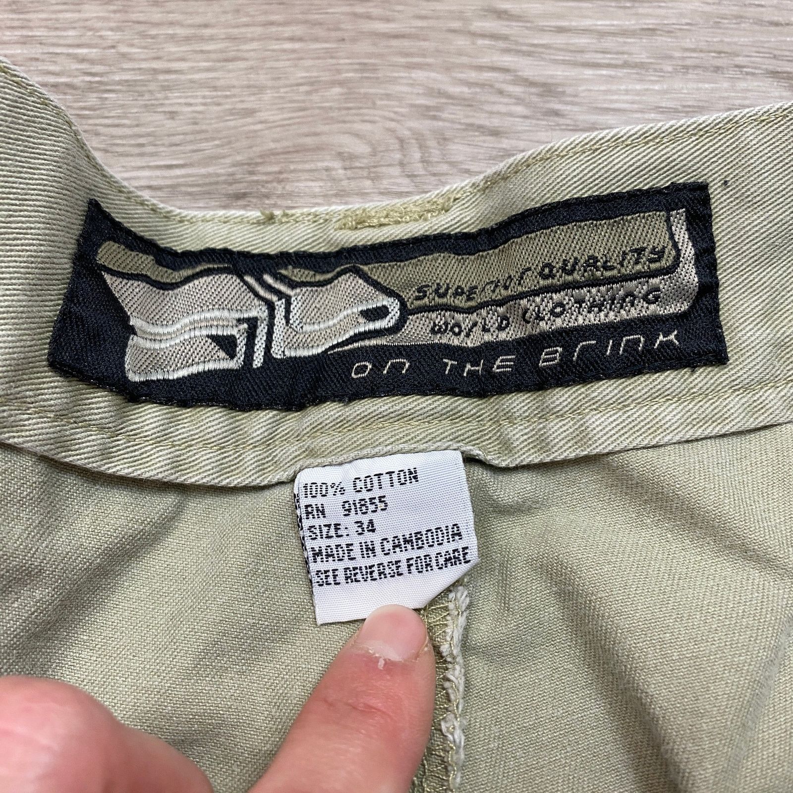 Vintage Vintage On the Brink OTB 10" Shorts Men's 32 Skater Y2K Size US 32 / EU 48 - 7 Thumbnail