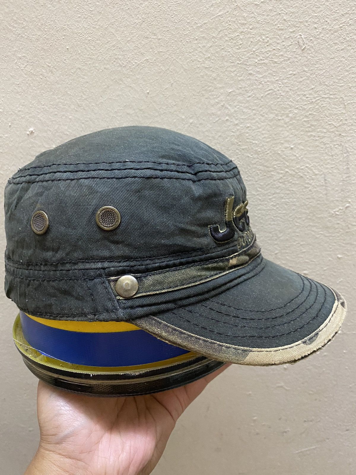 Japanese Brand × Vintage Vintage Japanese Cadet Faded Jeep Distressed Style Cap Hat Size ONE SIZE - 3 Thumbnail