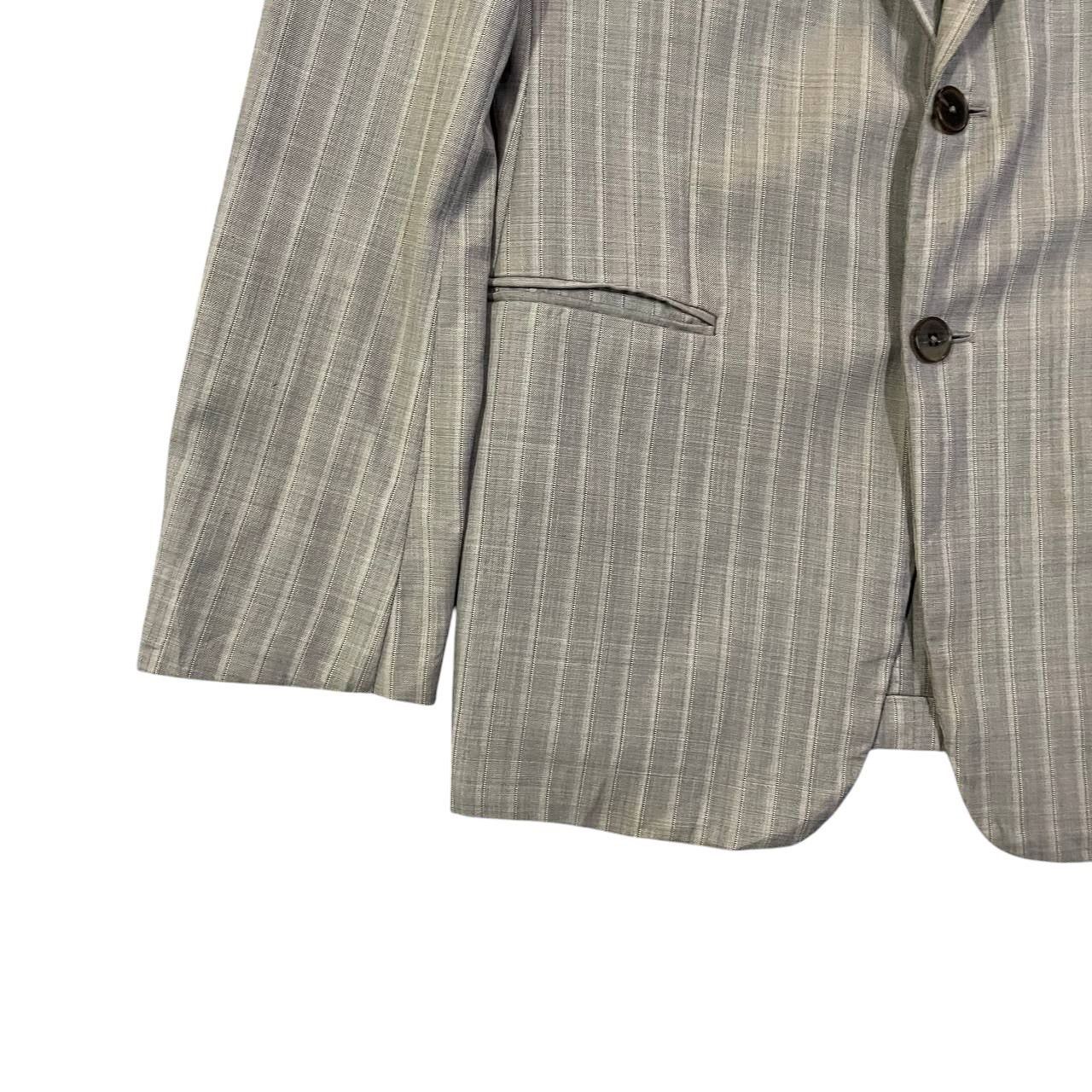 Armani Collezioni Vintage Armani Collezioni Wool Striped Blazer Size US S / EU 44-46 / 1 - 3 Thumbnail