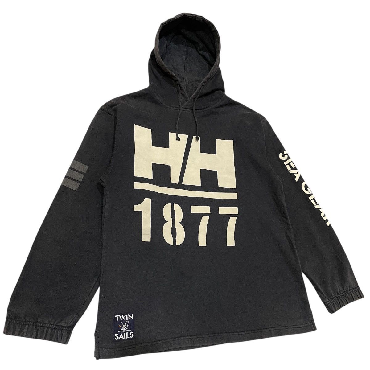 Helly Hansen Vintage 90s Helly Hansen "Twin Sails" Hoodie Sea Gear Size US M / EU 48-50 / 2 - 3 Thumbnail