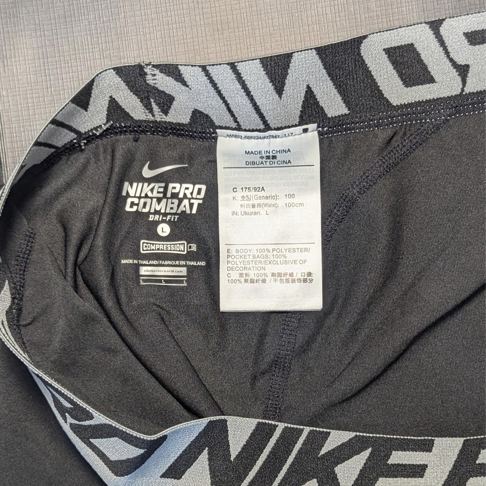 Nike Nike Pro Combat NBA Compression Shorts Size L Black Size US 34 / EU 50 - 4 Thumbnail