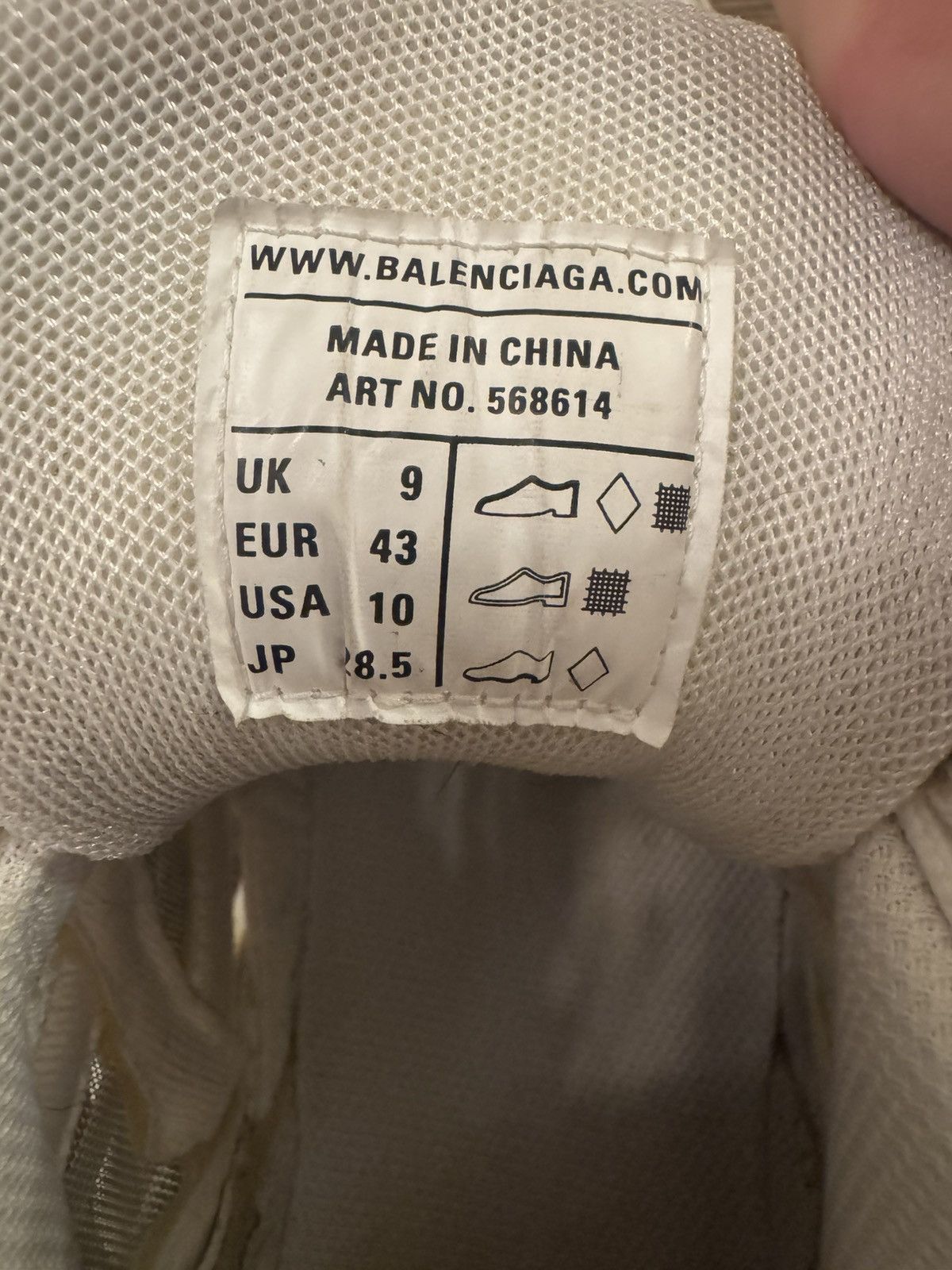 Balenciaga Barely used Balenciaga Track Shoes Size US 10 / EU 43 - 5 Thumbnail
